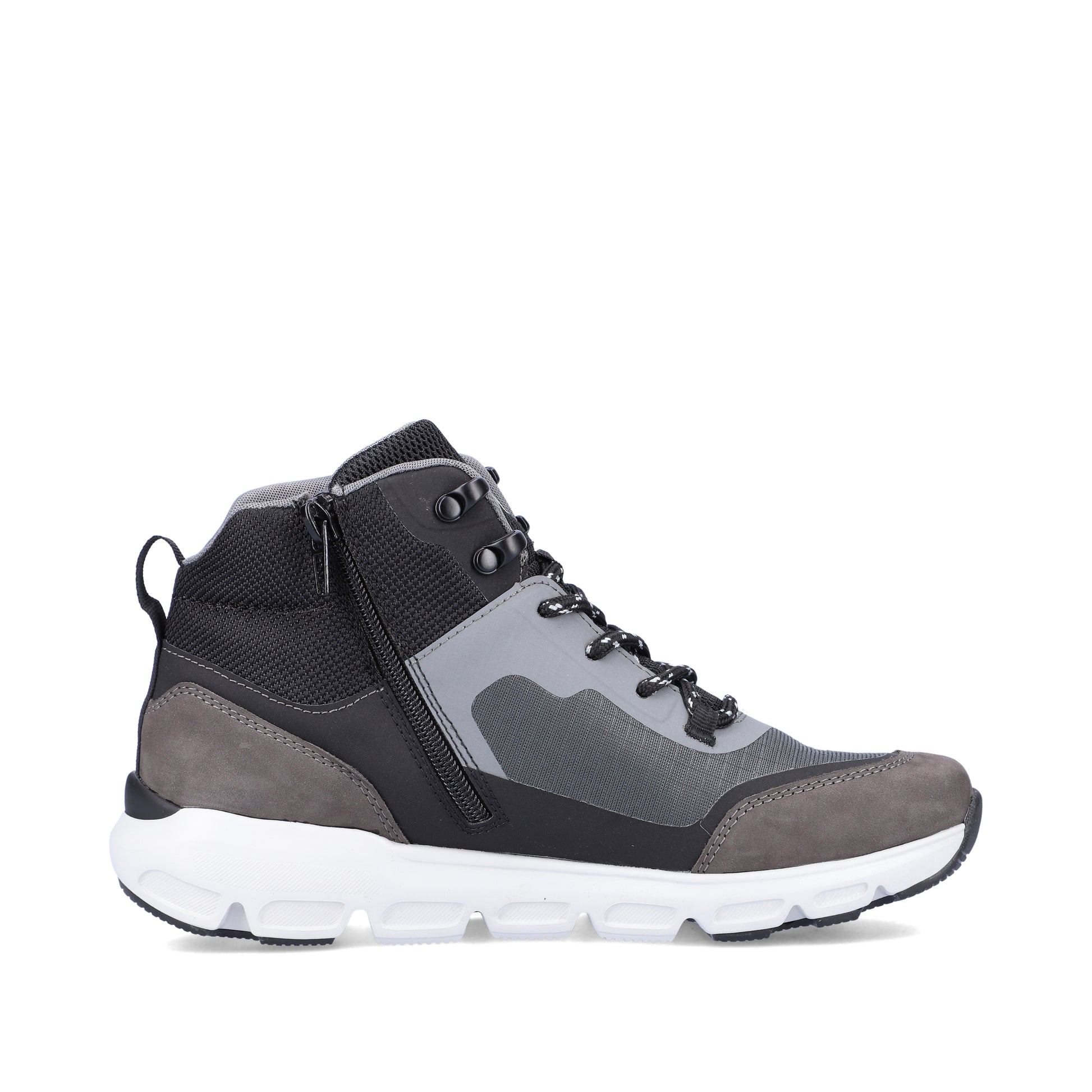 Grey Zip Boots for Women | Rieker Sport 40460-45