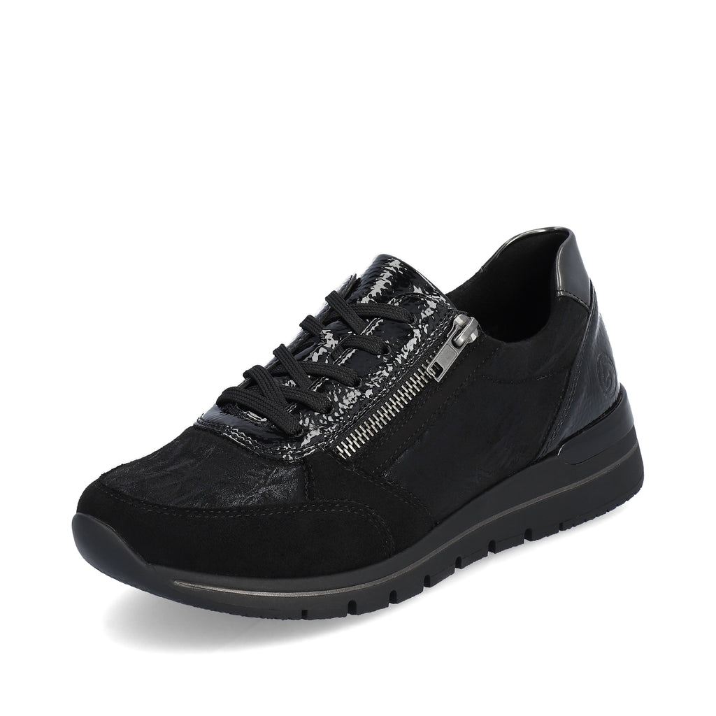 Black Zip Shoes for Women | Remonte R6700-03