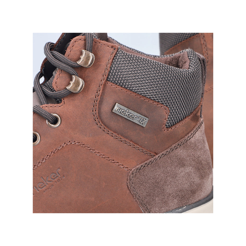 Brown Zip Boots for Men | Rieker 11530-24