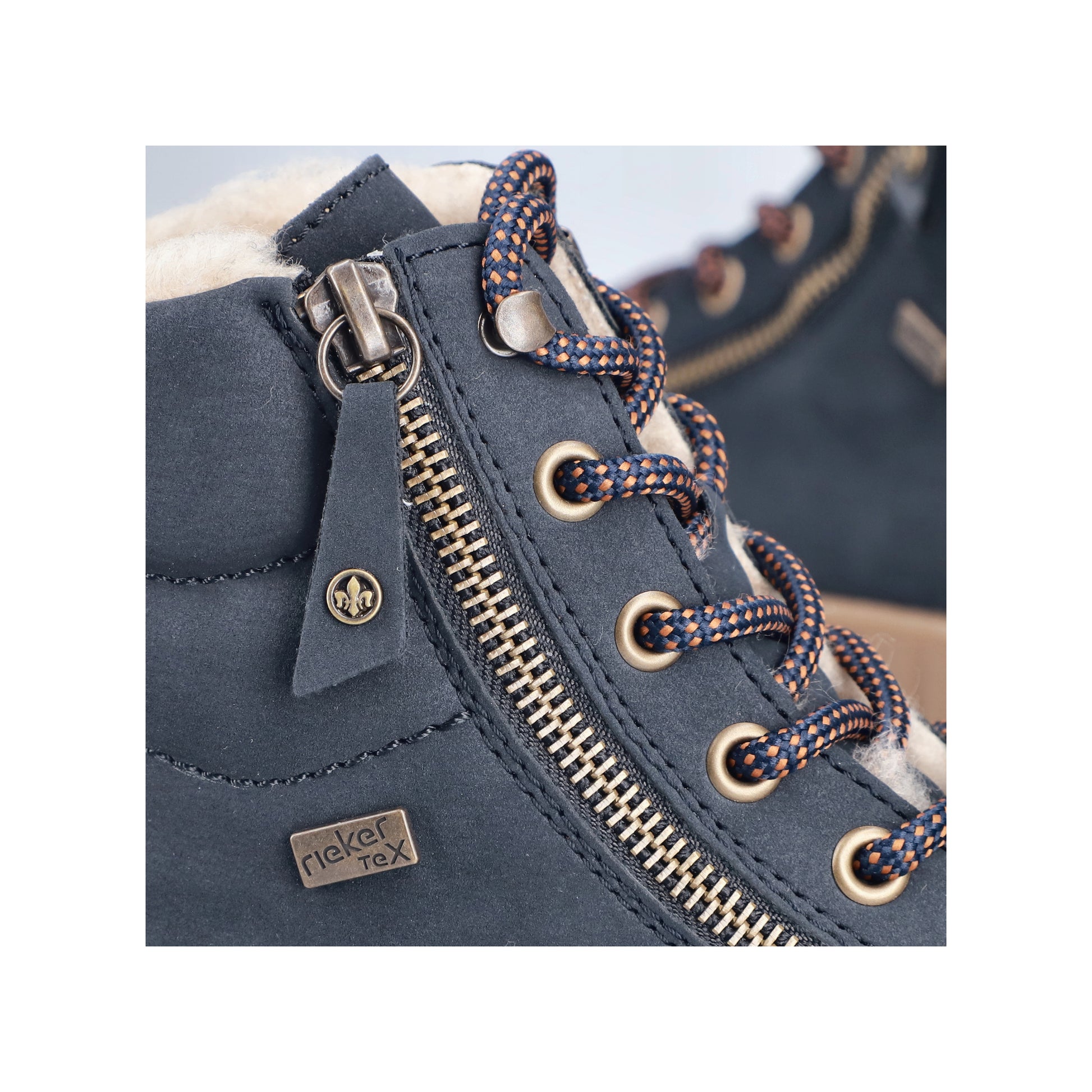 Blue Zip Boots for Women | Rieker Y6104-14