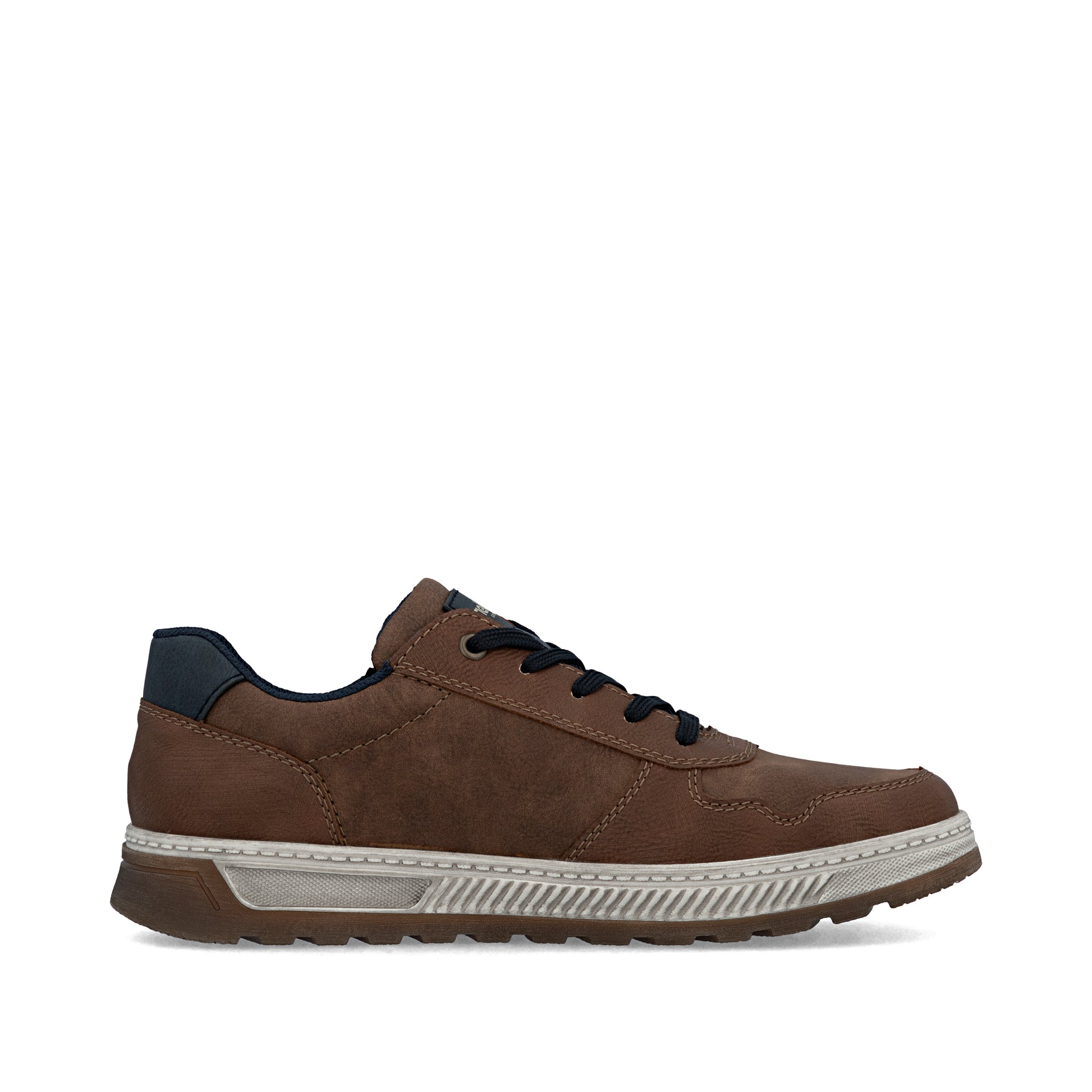 Brown Zip Shoes for Men | Rieker 37029-24