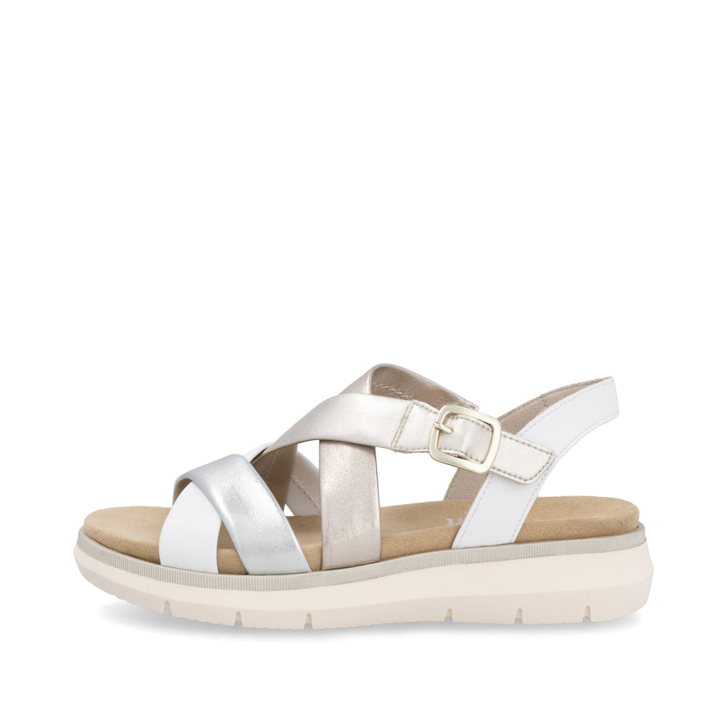 Metallic Hook & Loop Sandals for Women | Remonte D2K53-91
