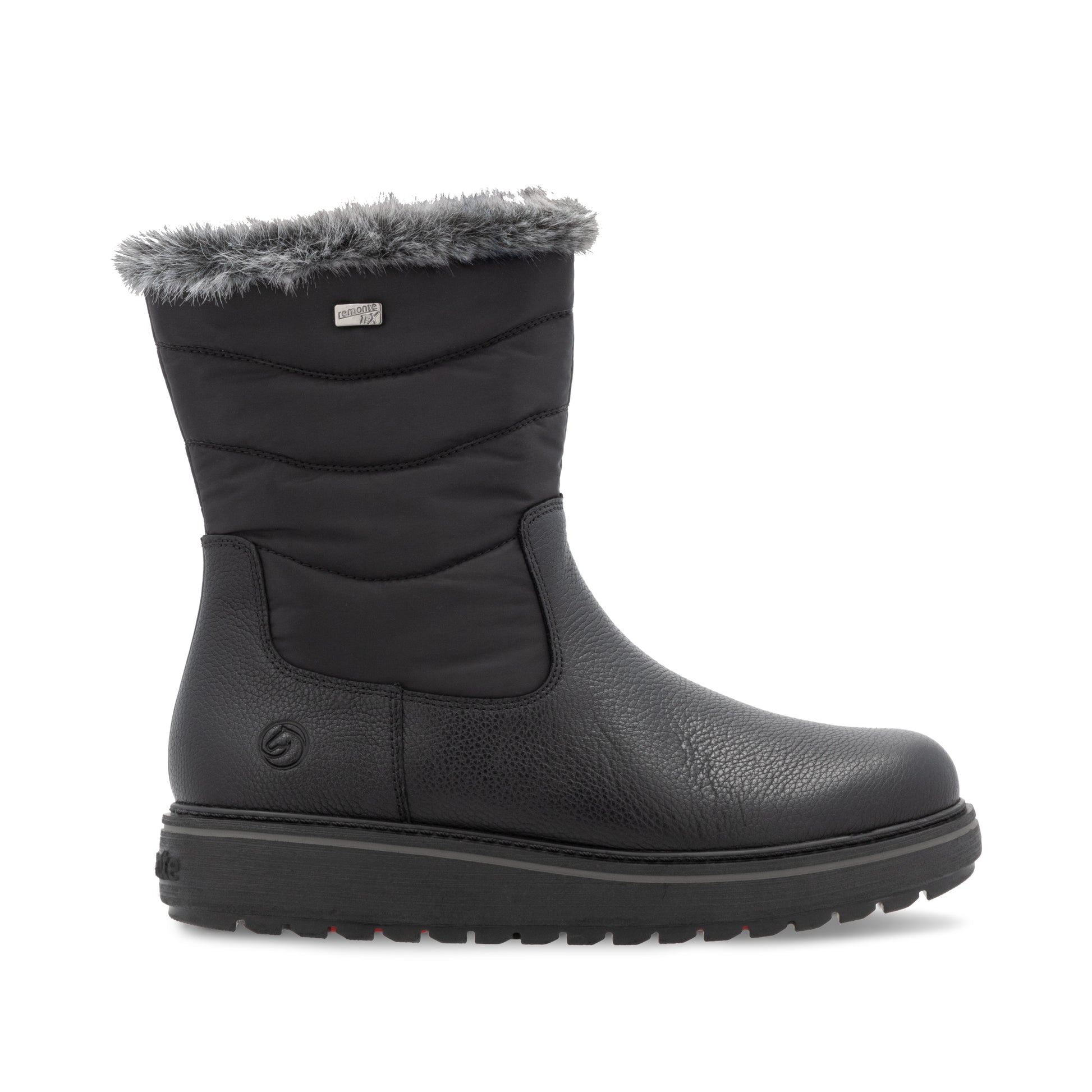 Black Zip Boots for Women | Remonte D0U79-03