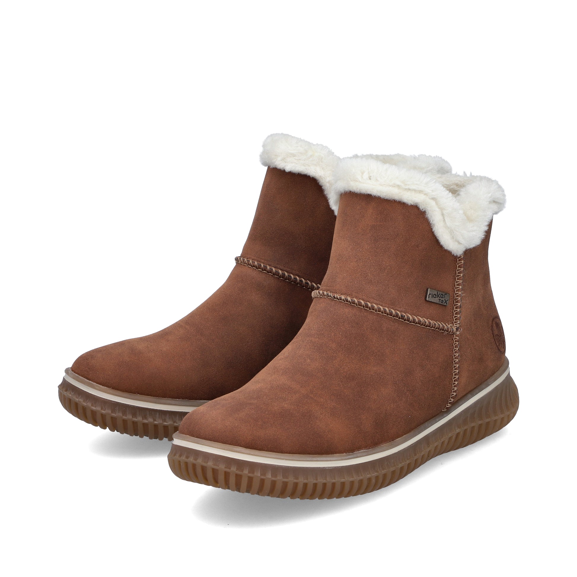 Brown Zip Boots for Women | Rieker 74260-25