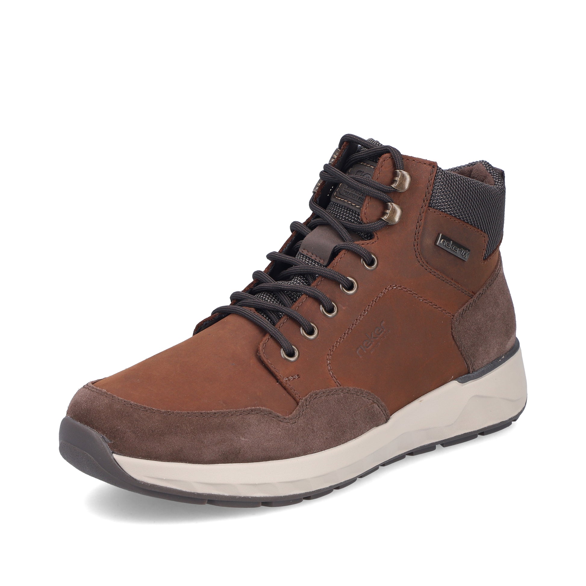 Brown Zip Boots for Men | Rieker 11530-24