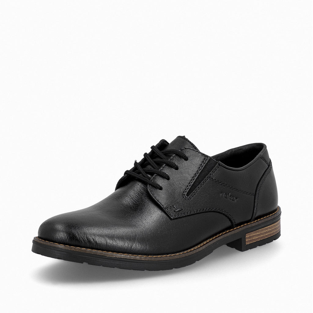 Black Elasticated Shoes for Men | Rieker 14621-00