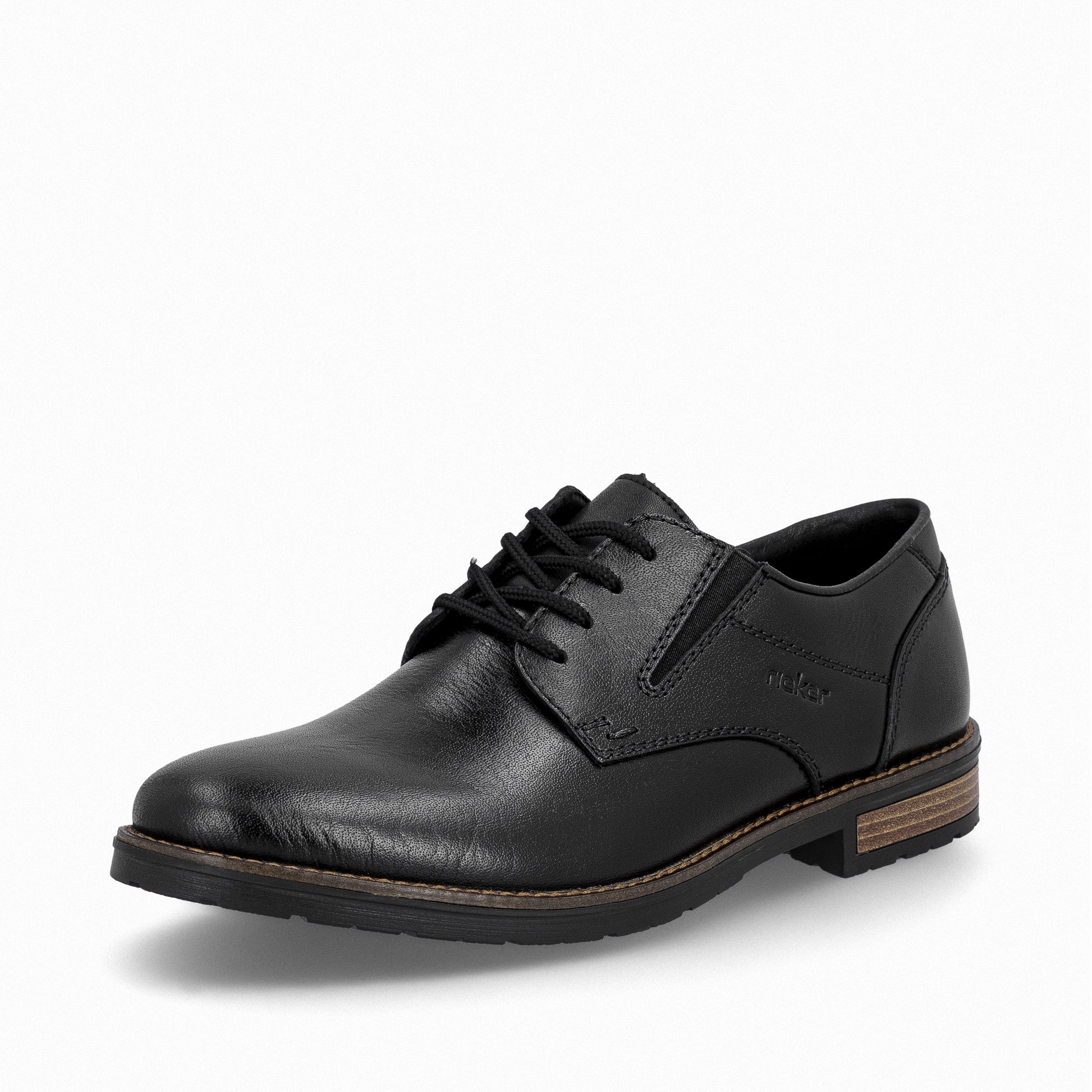 Black Elasticated Shoes for Men | Rieker 14621-00