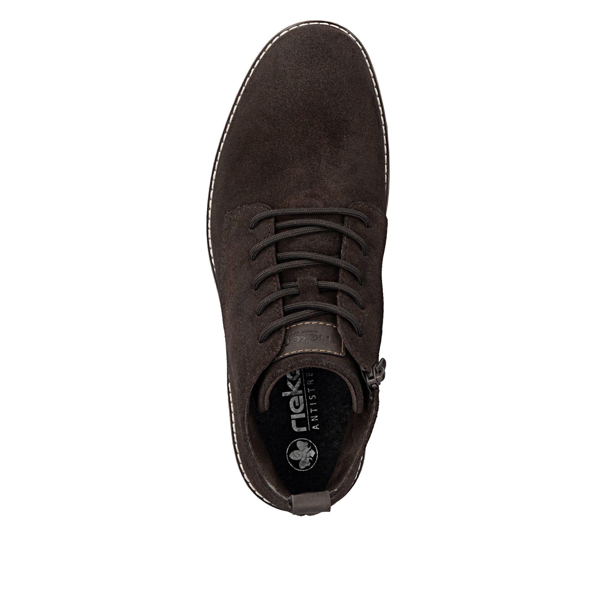 Brown Zip Boots for Men | Rieker 33106-25