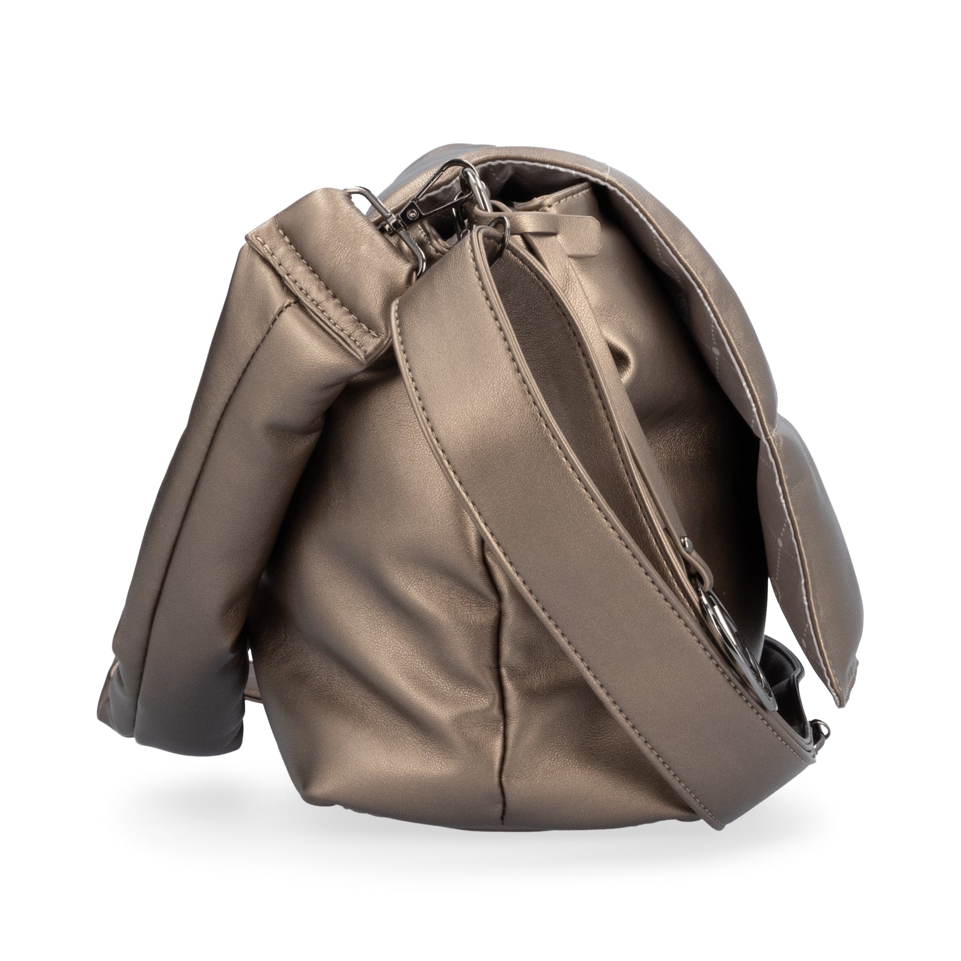 Metallic Fold With Snap Bags for Women | Remonte Q0716-90