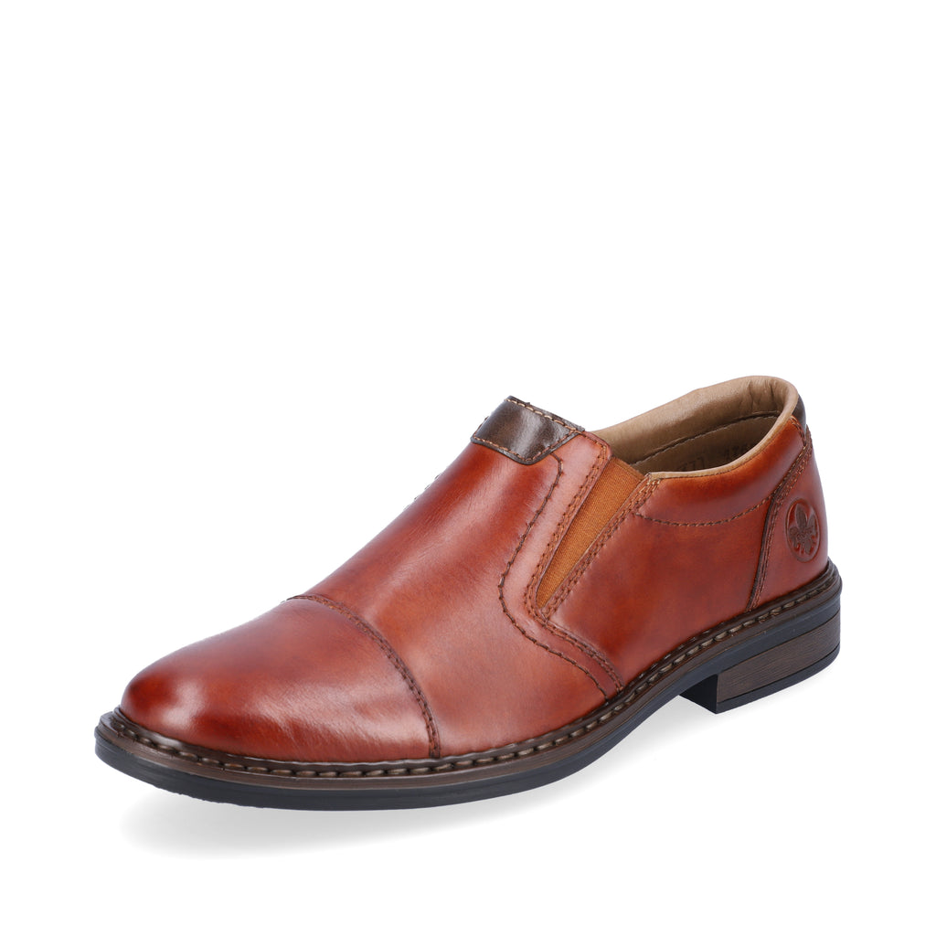 Brown Elasticated Shoes for Men | Rieker 17659-23