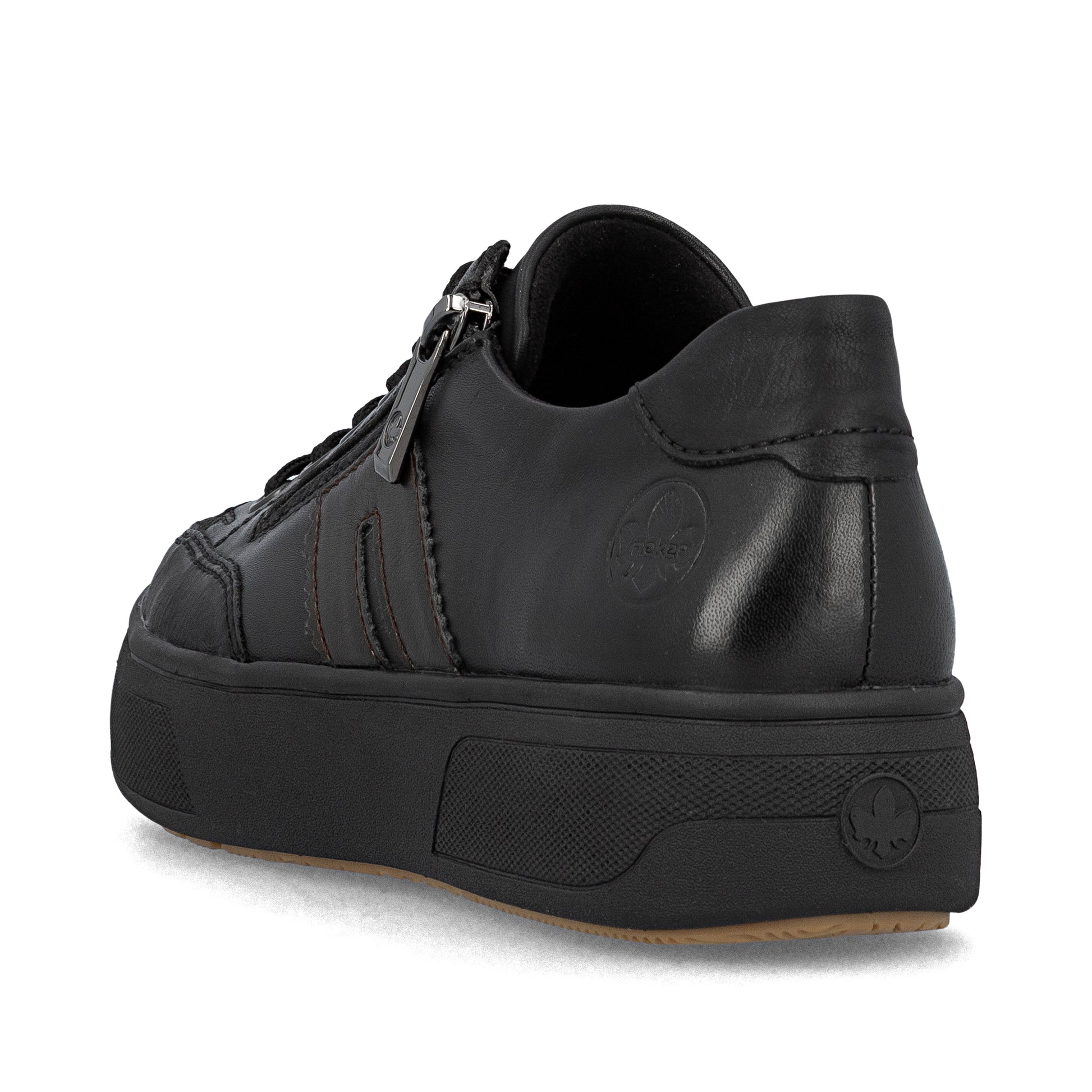 Black Zip Shoes for Women | Rieker M7711-00