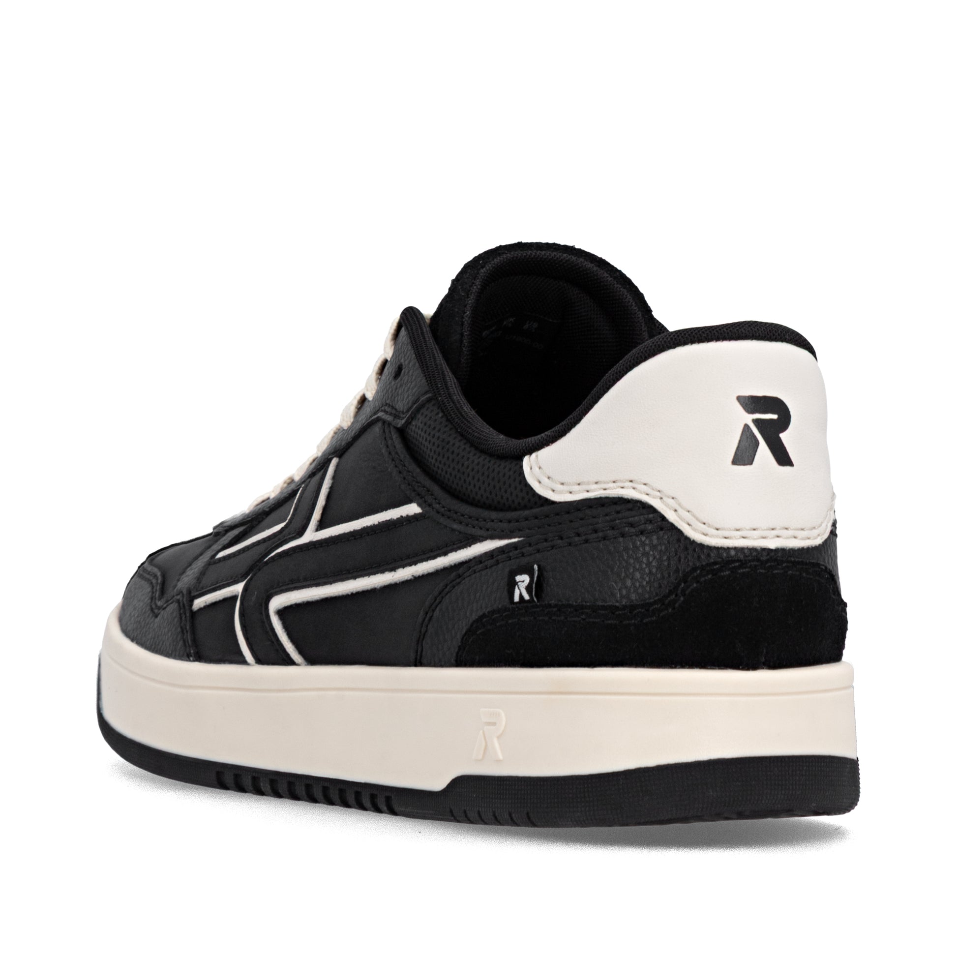 Black Elasticated Shoes for Men | Rieker Sport U1900-00