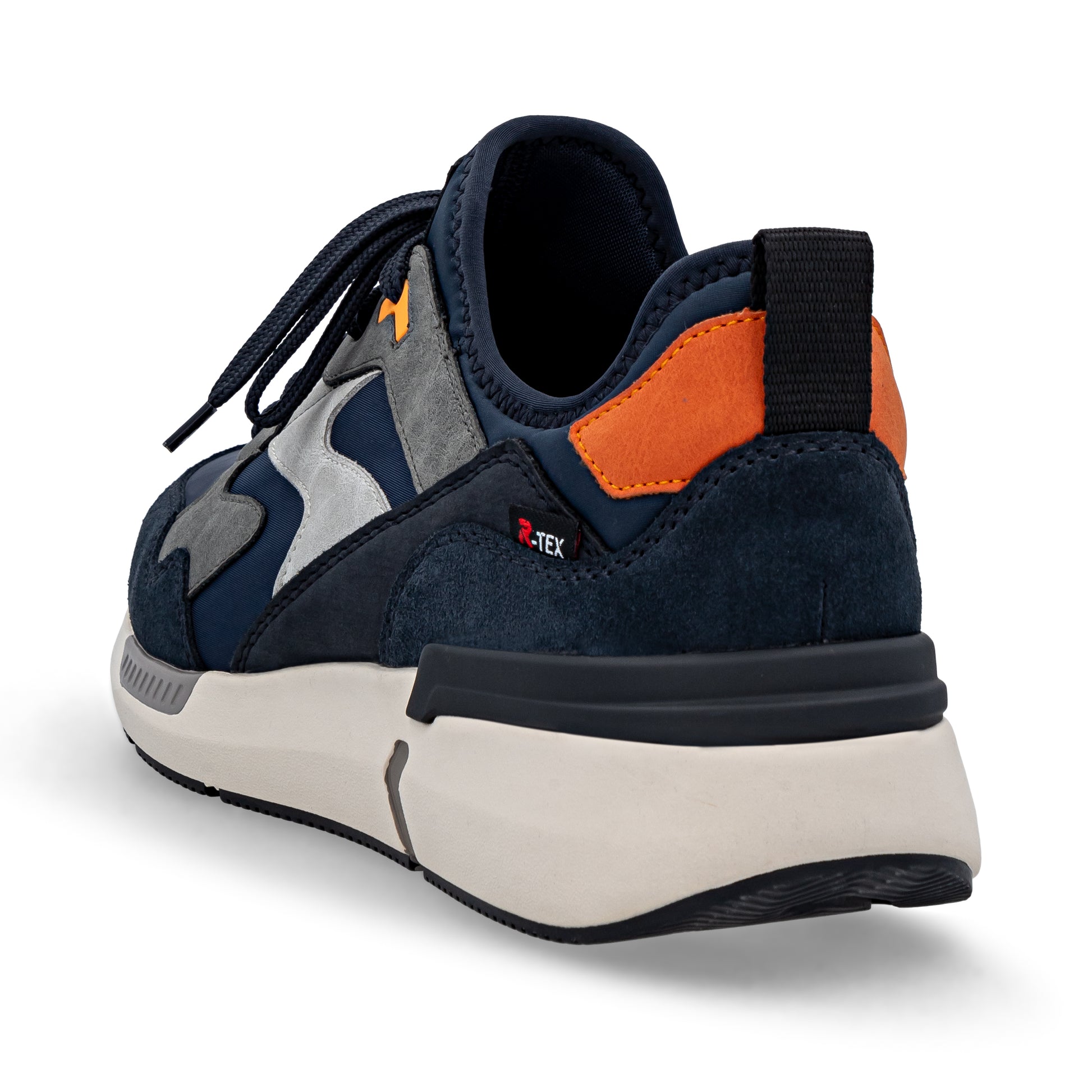 Blue Elasticated Shoes for Men | Rieker U1403-15