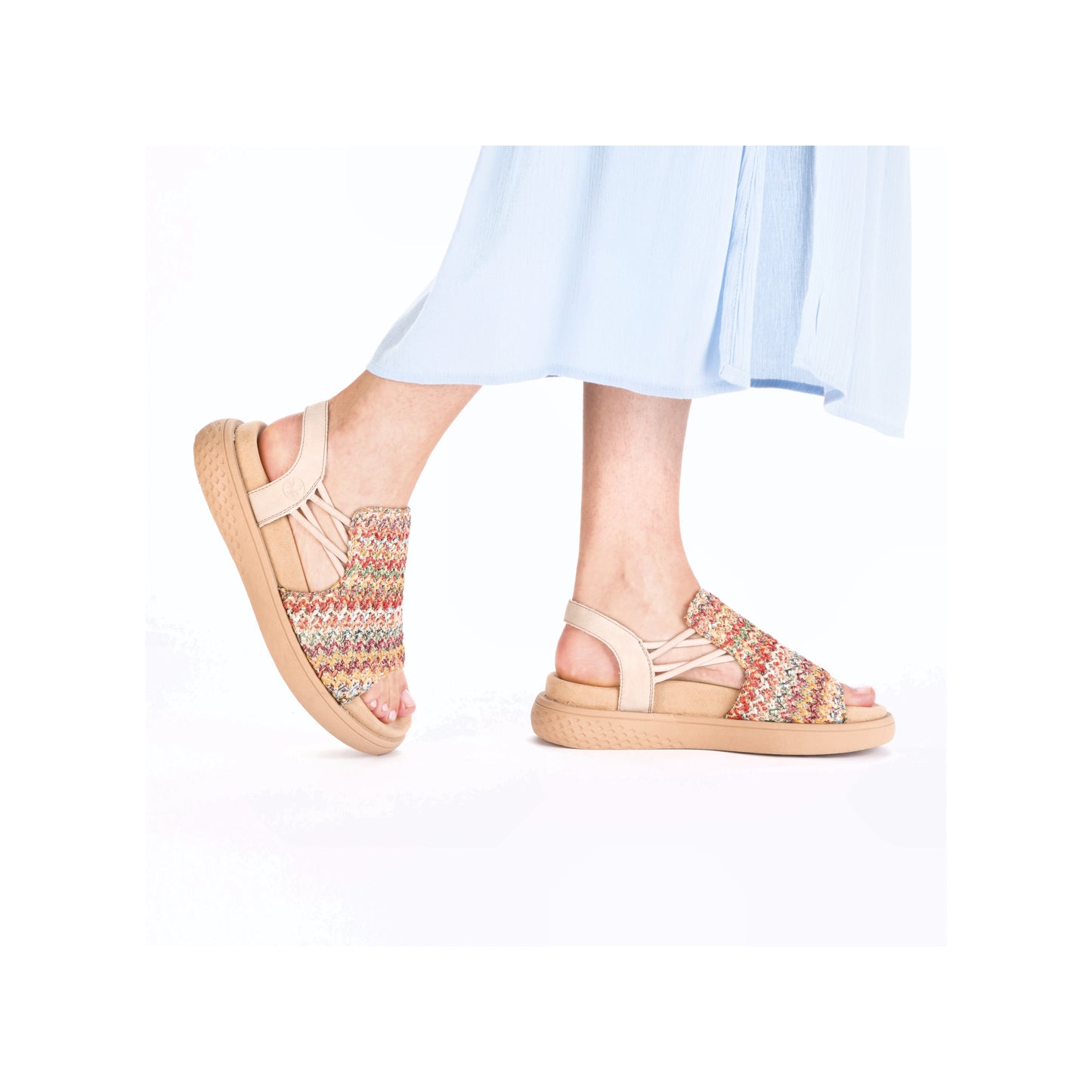 Rieker Woman's Sandals - Multi-Coloured | V1541-90