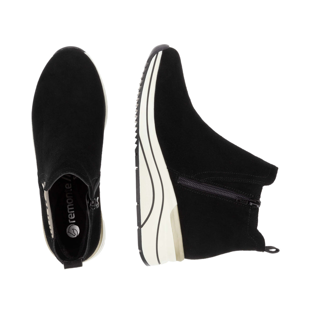Black Zip Boots for Women | Remonte D0T75-03