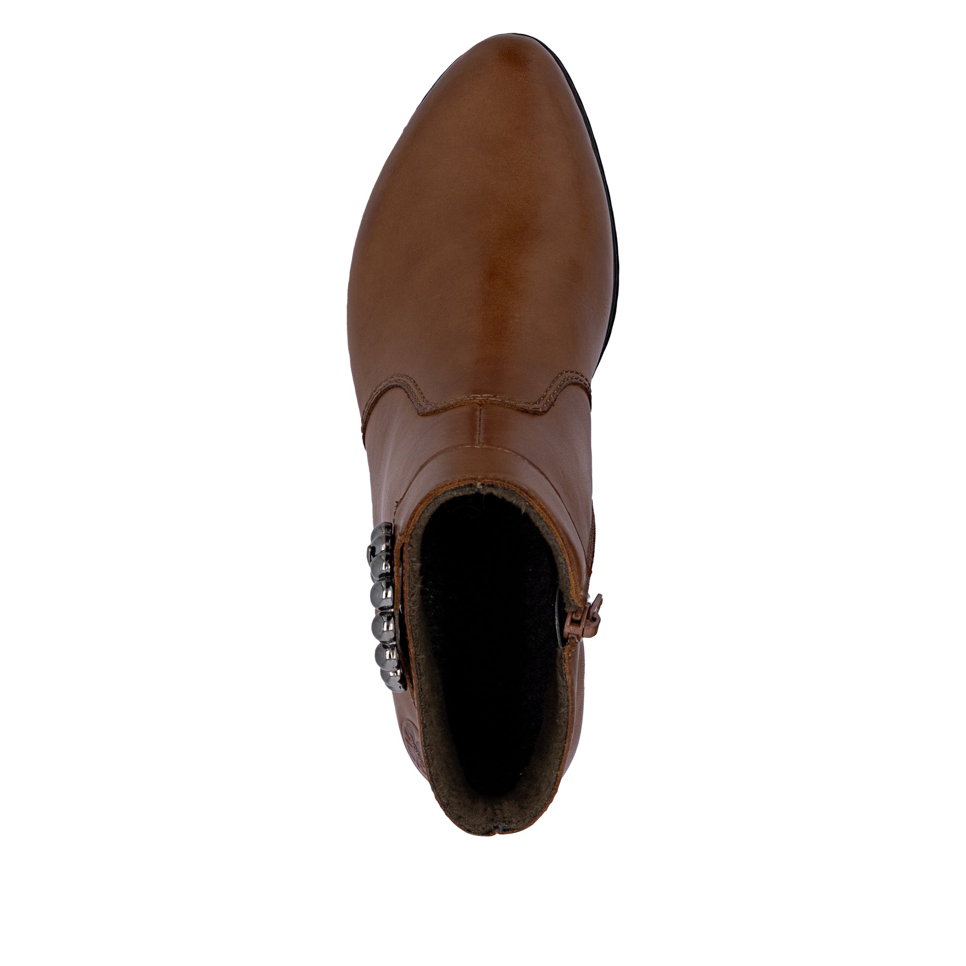 Brown Zip Boots for Women | Rieker Y0797-24