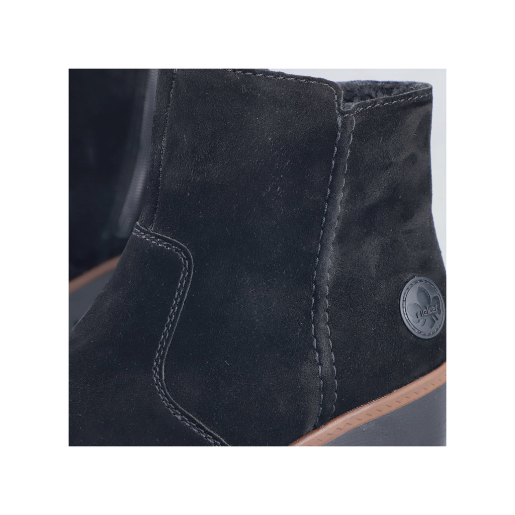 Black Zip Boots for Women | Rieker Y5065-00