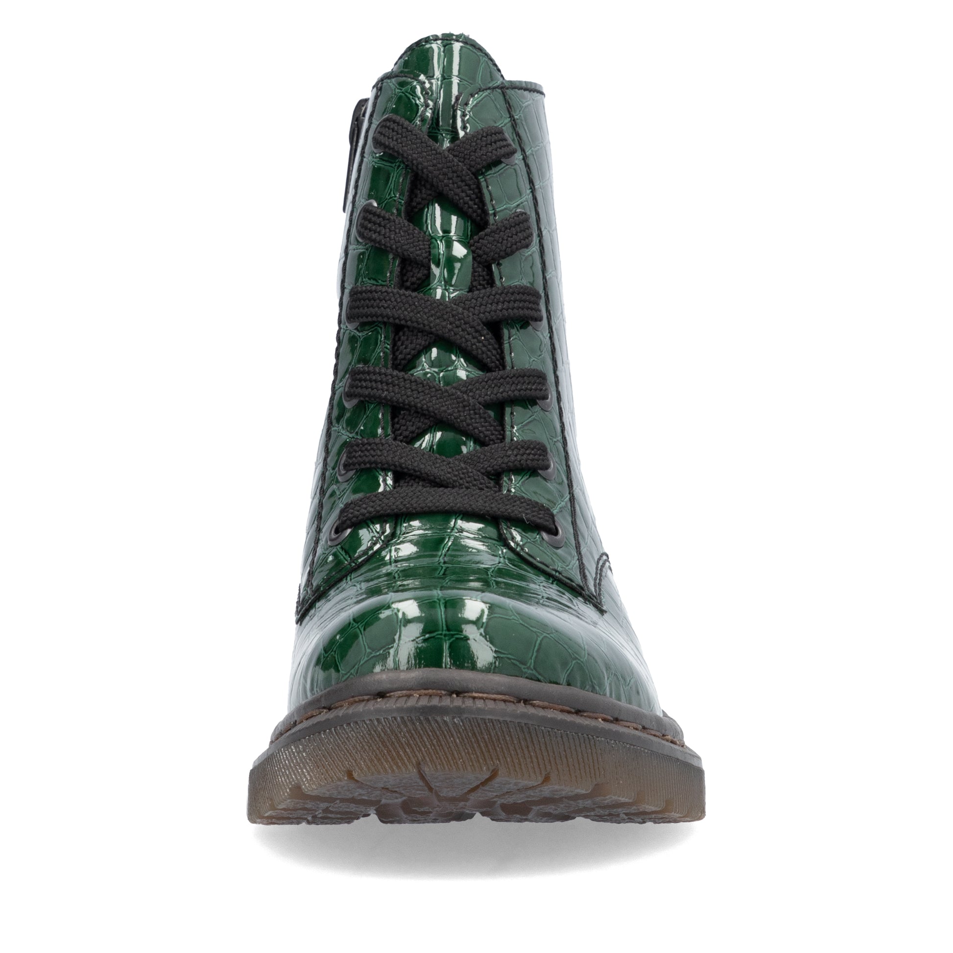 Green Zip Boots for Women | Rieker 78240-54