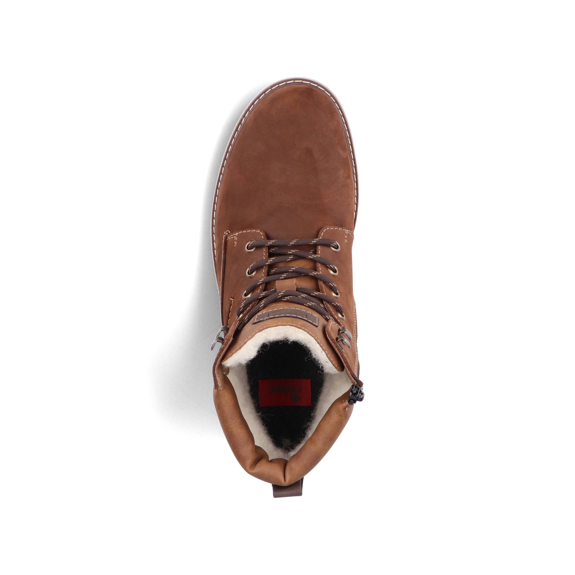 Brown Zip Boots for Men | Rieker F3613-22
