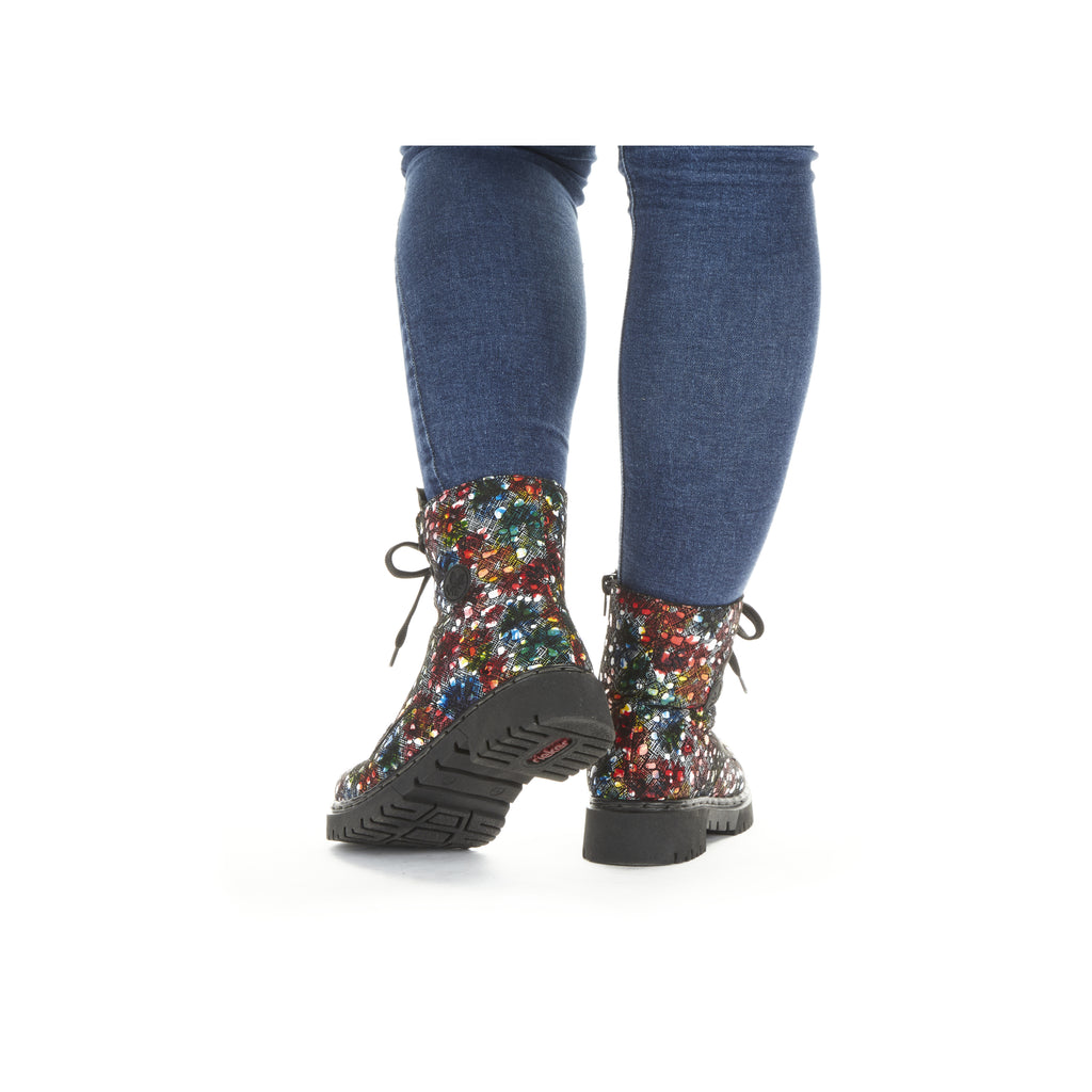 Multi Zip Boots for Women | Rieker Y2440-90