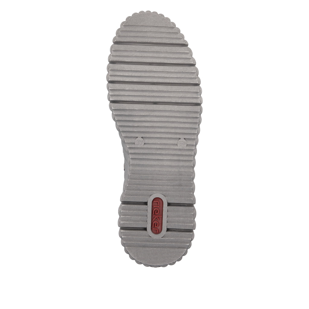 Grey Zip Boots for Women | Rieker N2553-40