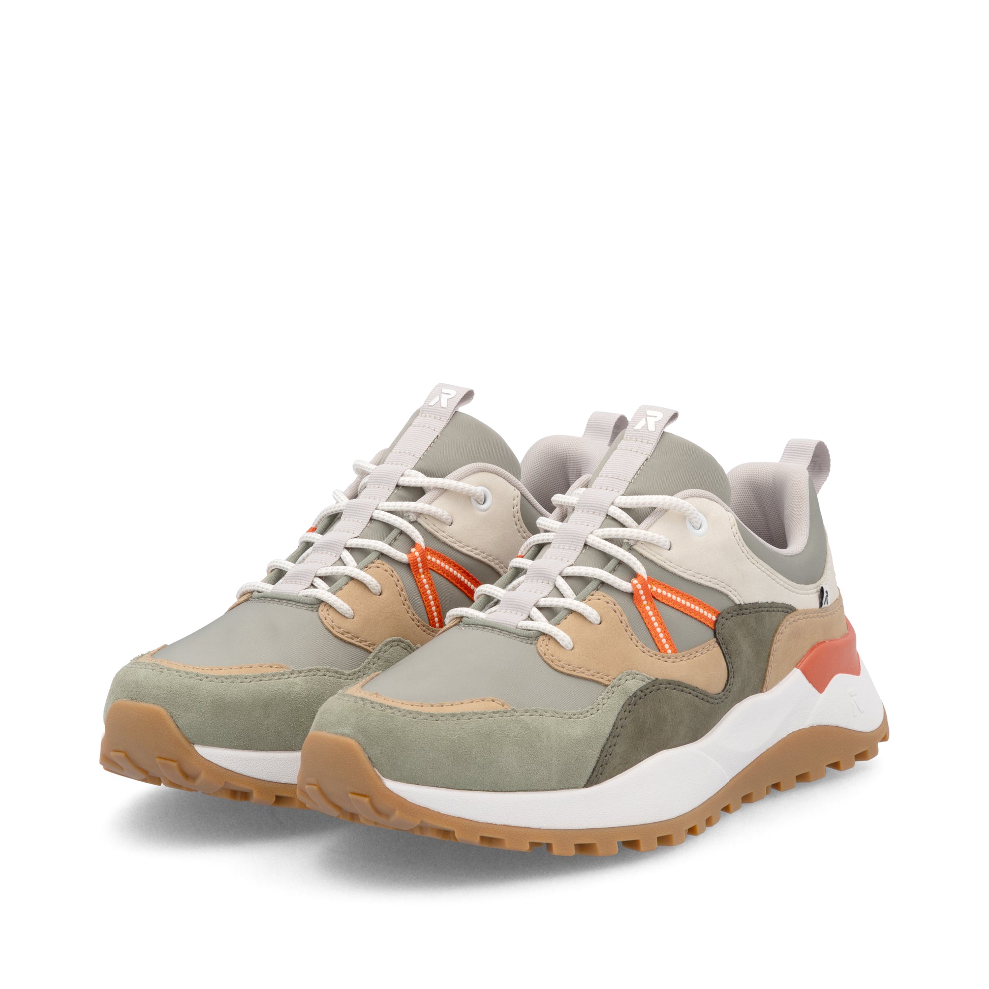 Green Elasticated Shoes for Men | Rieker U1301-52