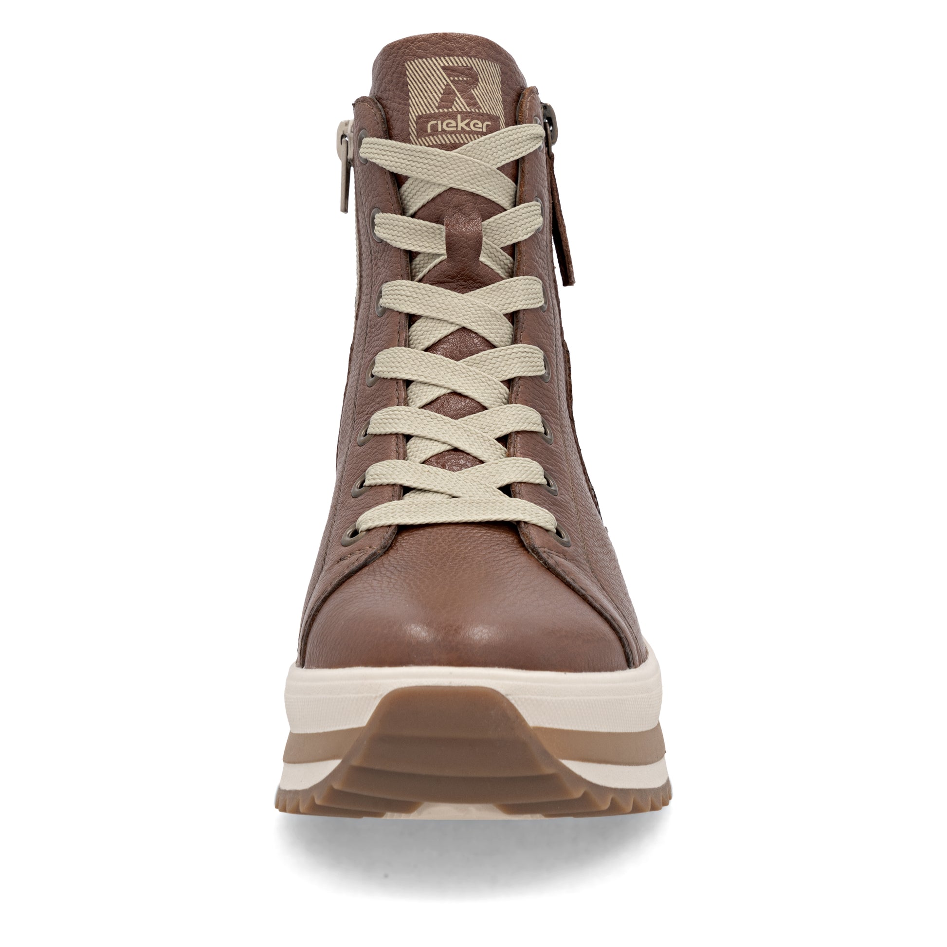Brown Zip Boots for Women | Rieker W3870-24