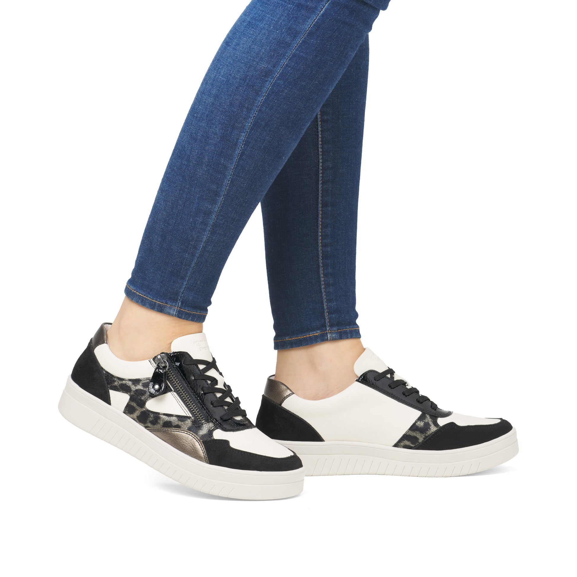 Beige Zip Shoes for Women | Remonte D0J04-60