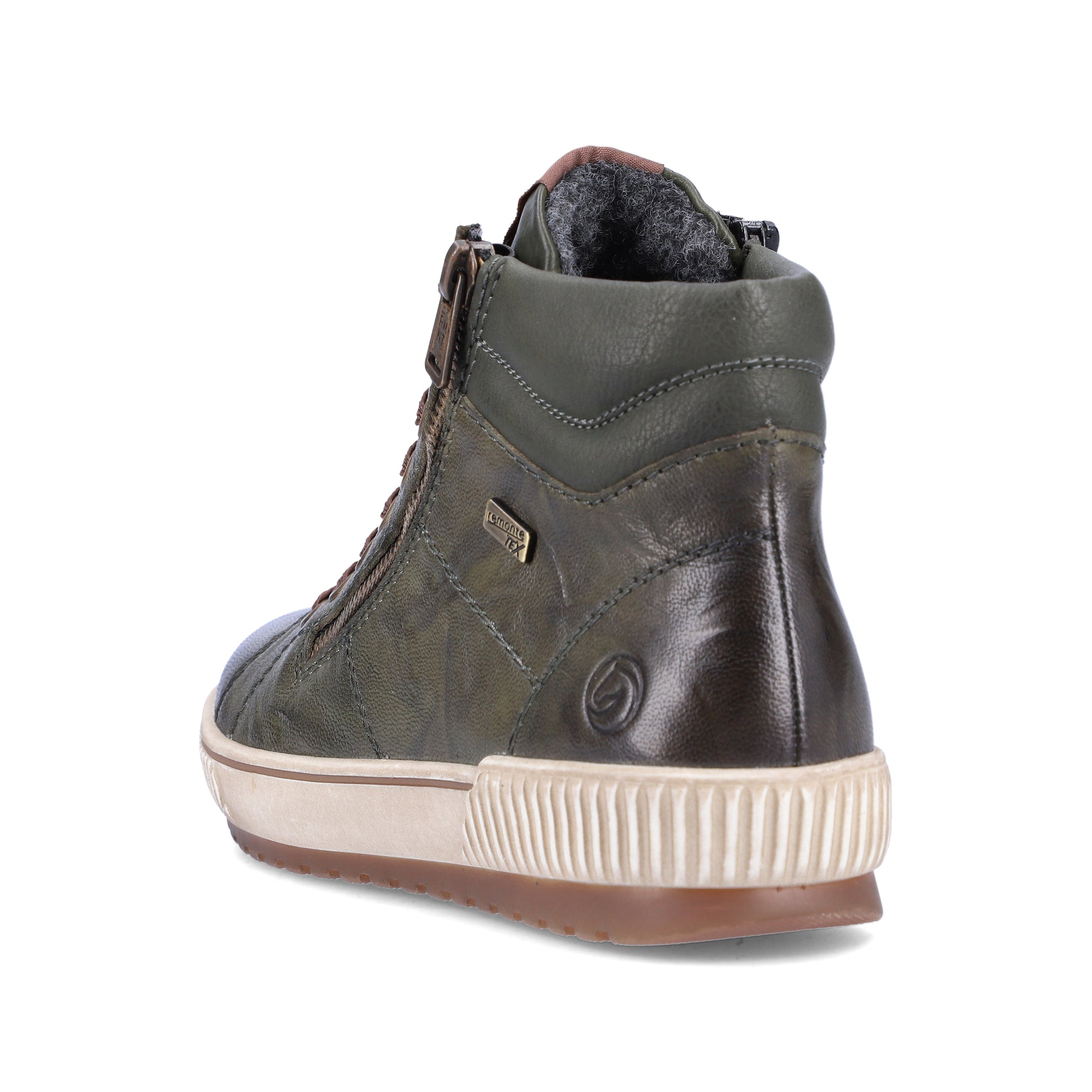 Green Zip Boots for Women | Remonte D0772-52