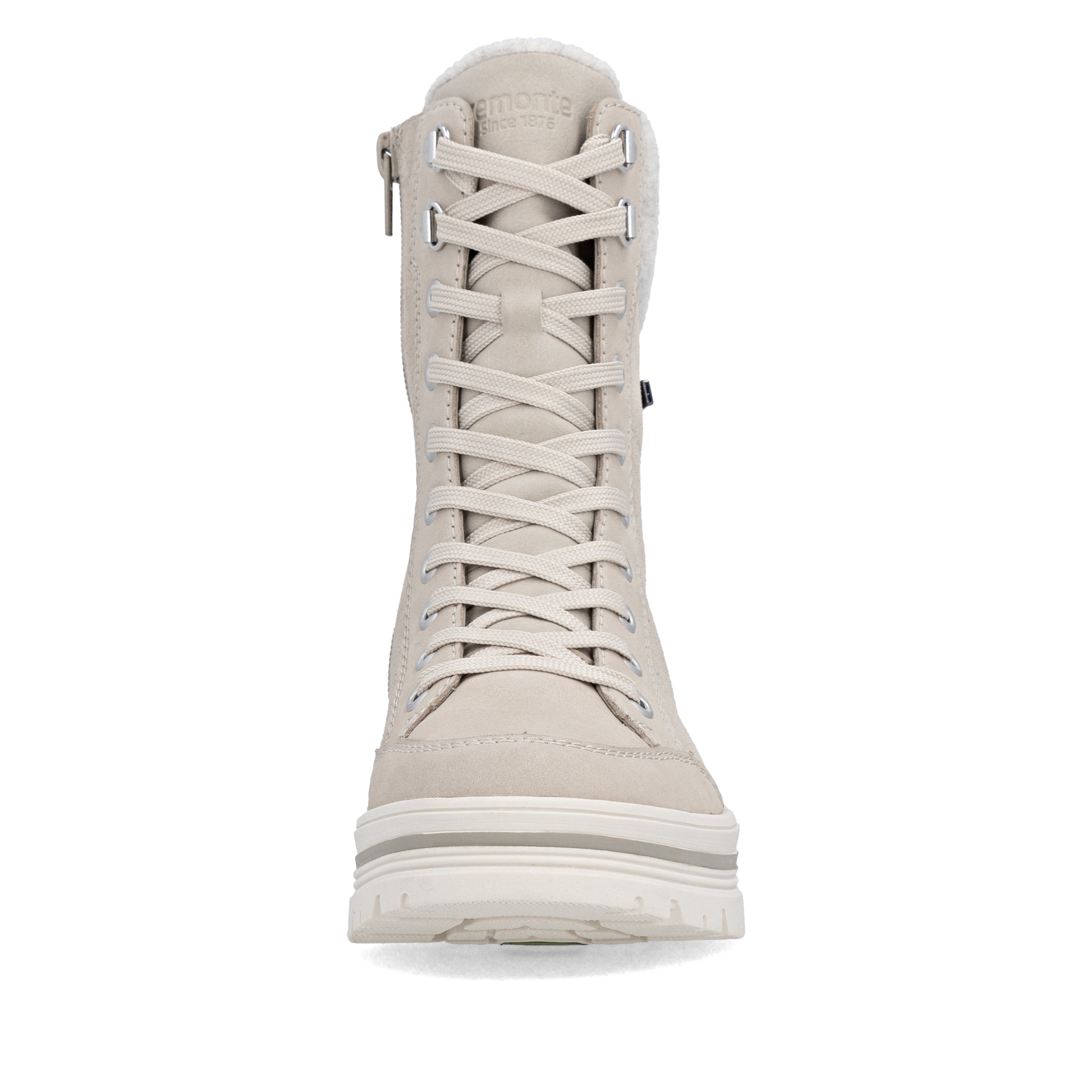 Beige Zip Boots for Women | Remonte D2U70-62