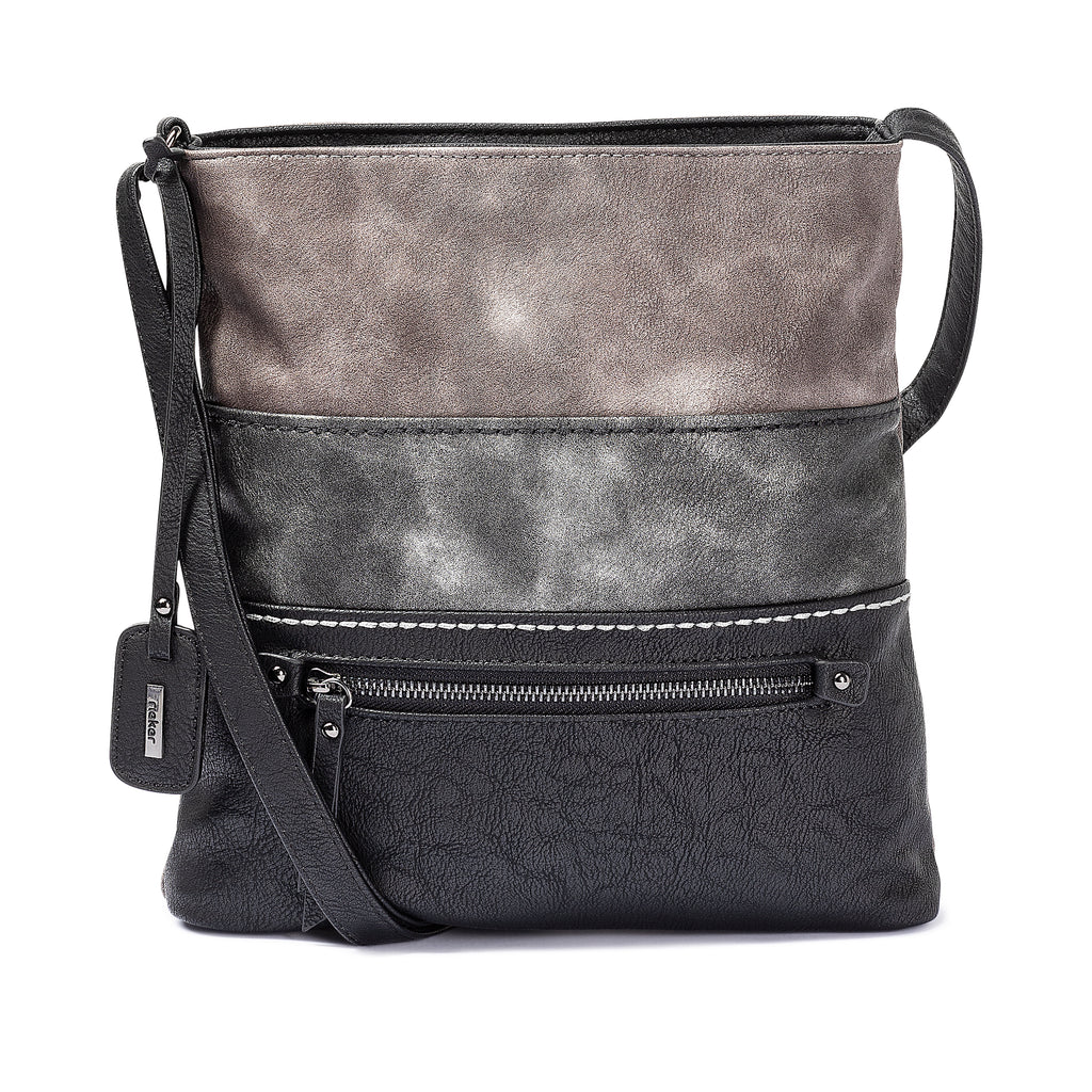 Grey Zip Bags for Women | Rieker H1301-45