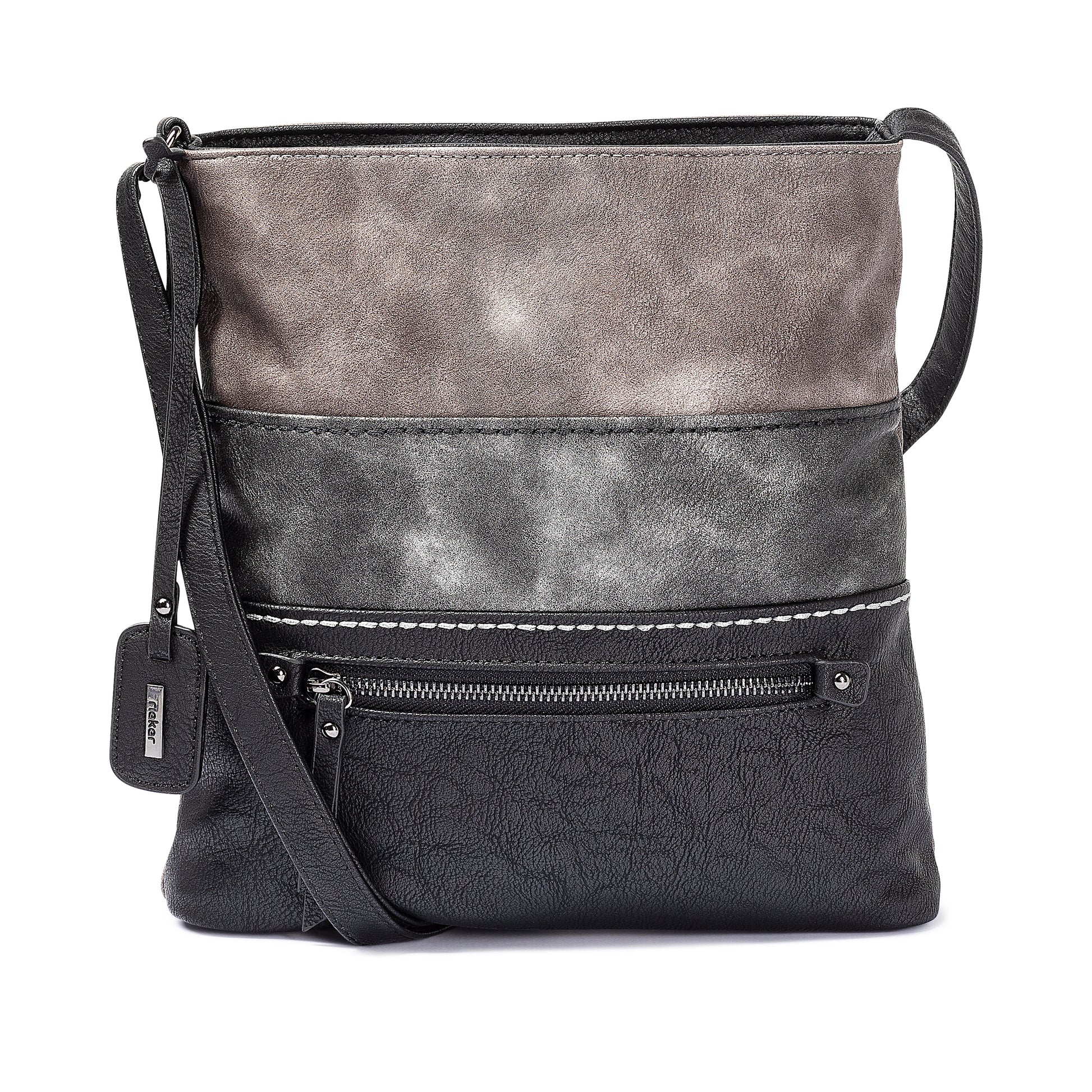 Grey Zip Bags for Women | Rieker H1301-45
