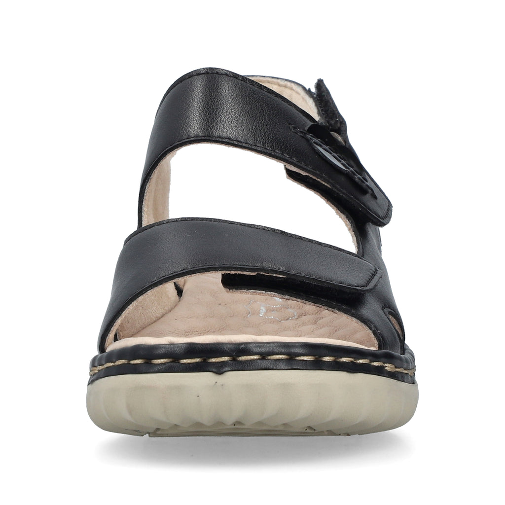 Black Hook & Loop Sandals for Women | Rieker 60462-00