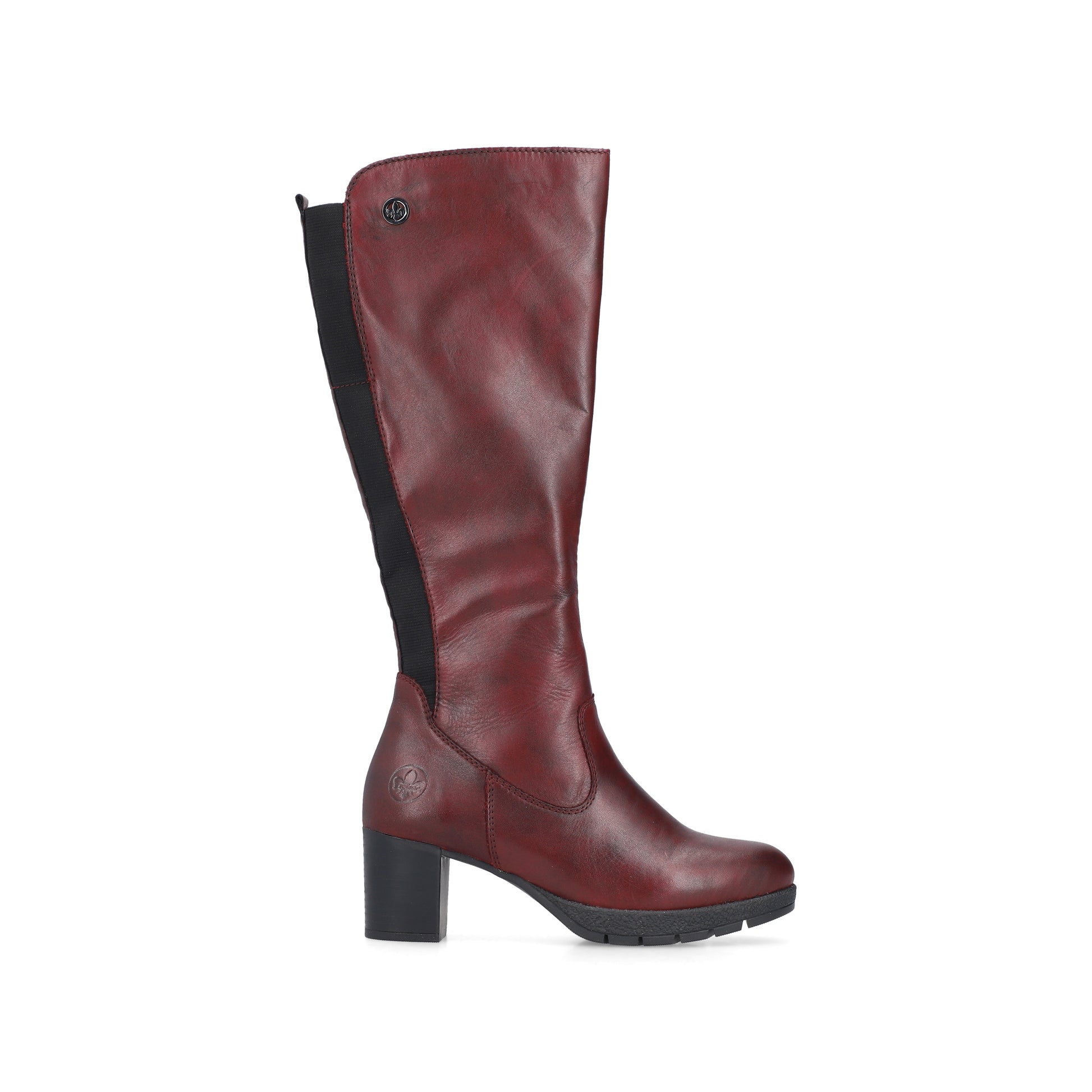 Red Zip Boots for Women | Rieker 77684-35