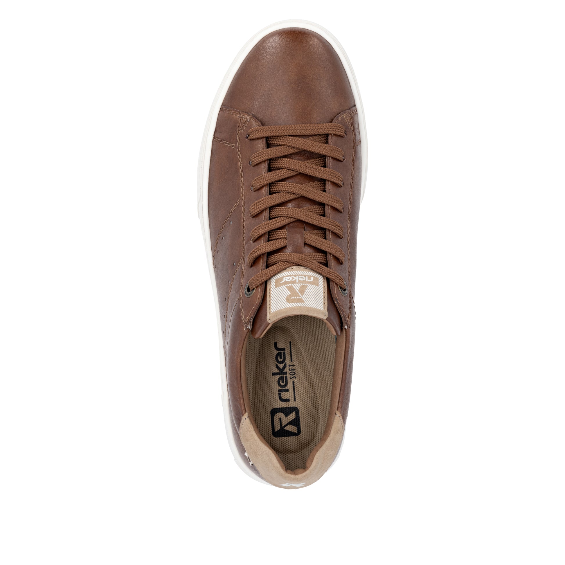 Brown Elasticated Shoes for Men | Rieker Sport U0704-24