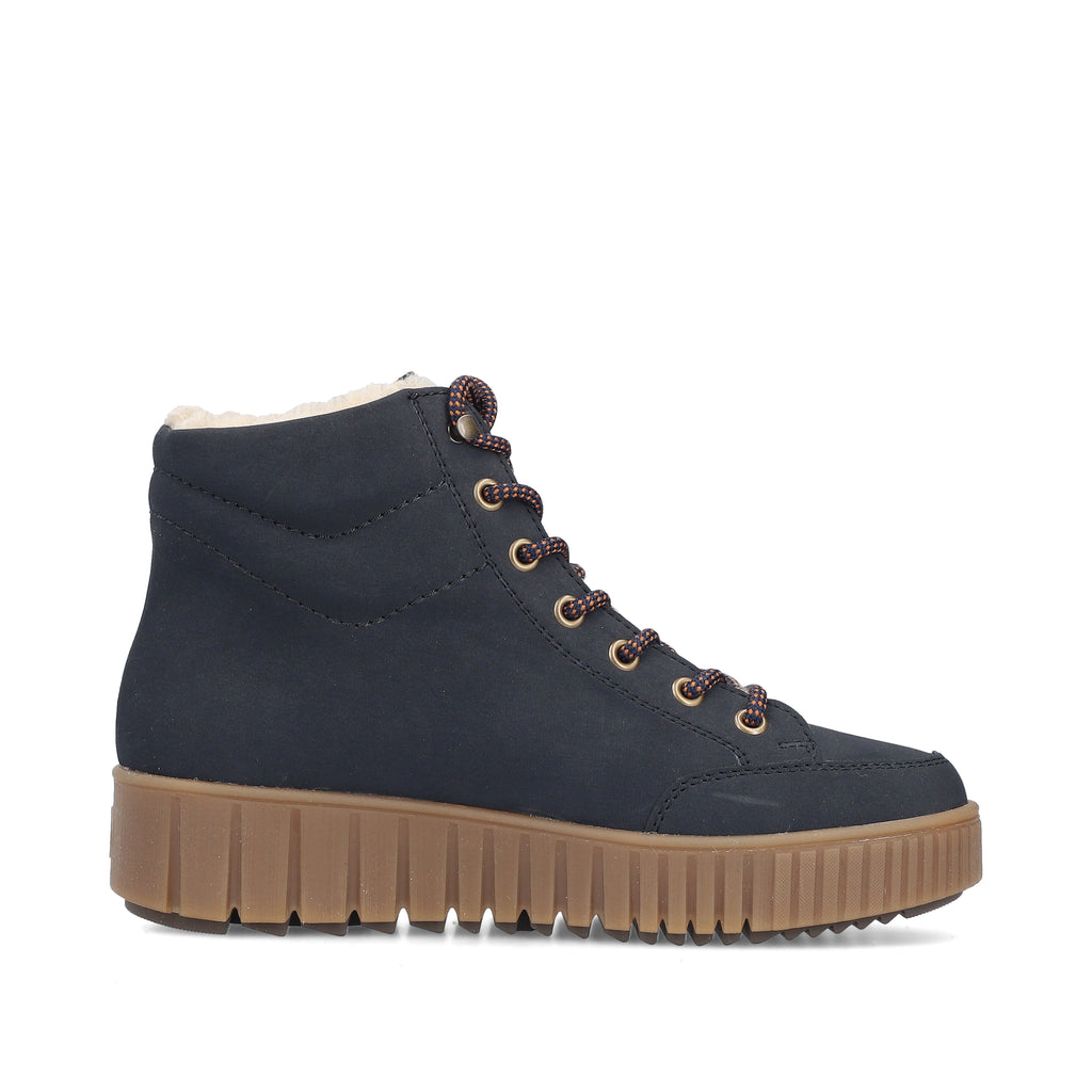 Blue Zip Boots for Women | Rieker Y6104-14