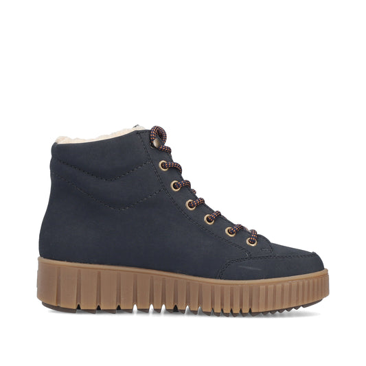 Rieker Woman's Boots - Blue | Y6104-14