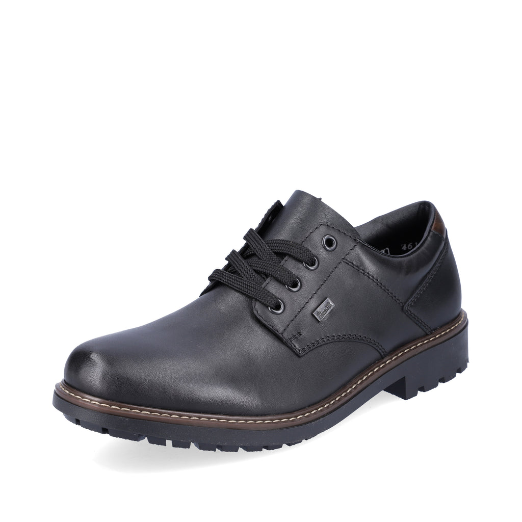 Black Elasticated Shoes for Men | Rieker F4611-00