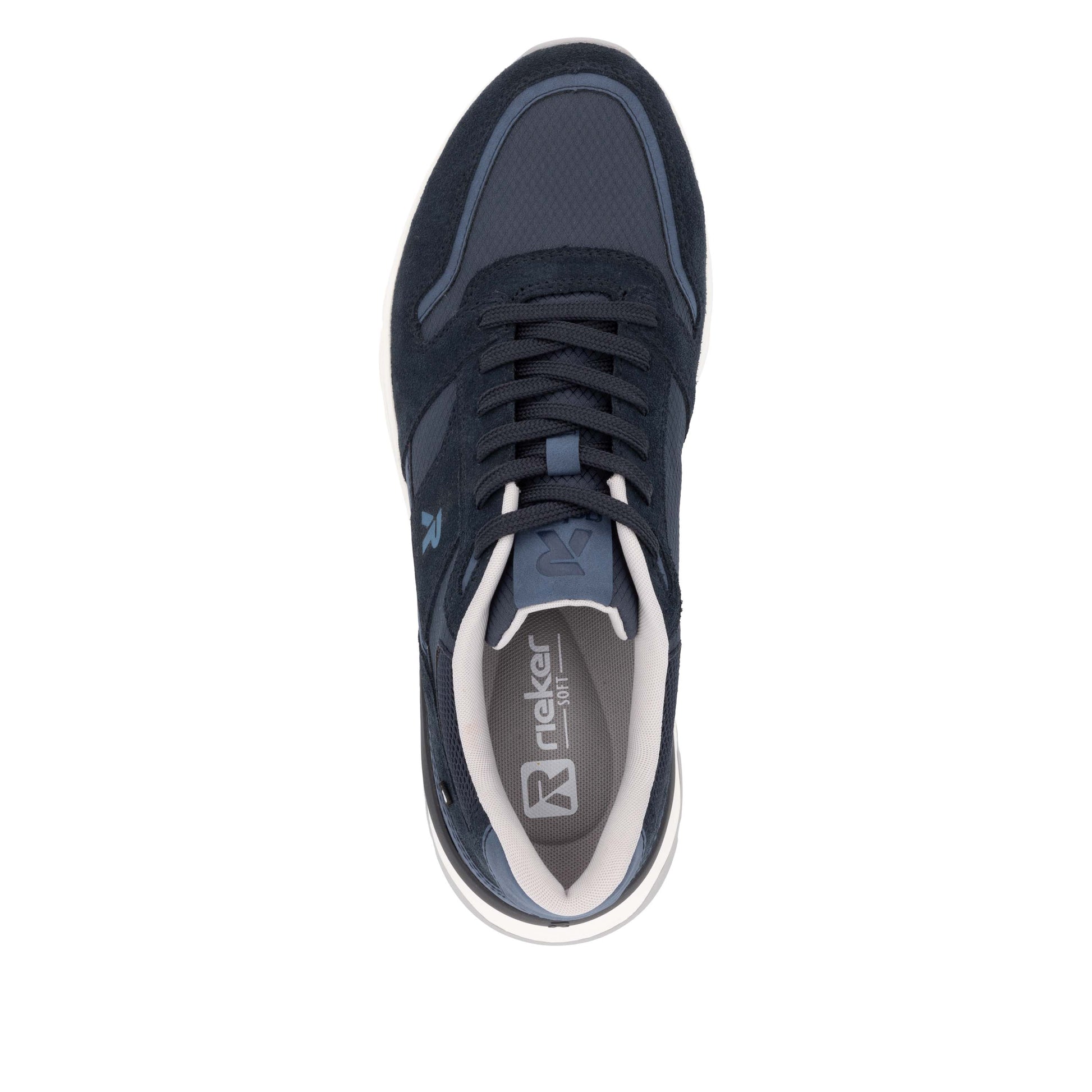 Blue Elasticated Shoes for Men | Rieker U0905-14
