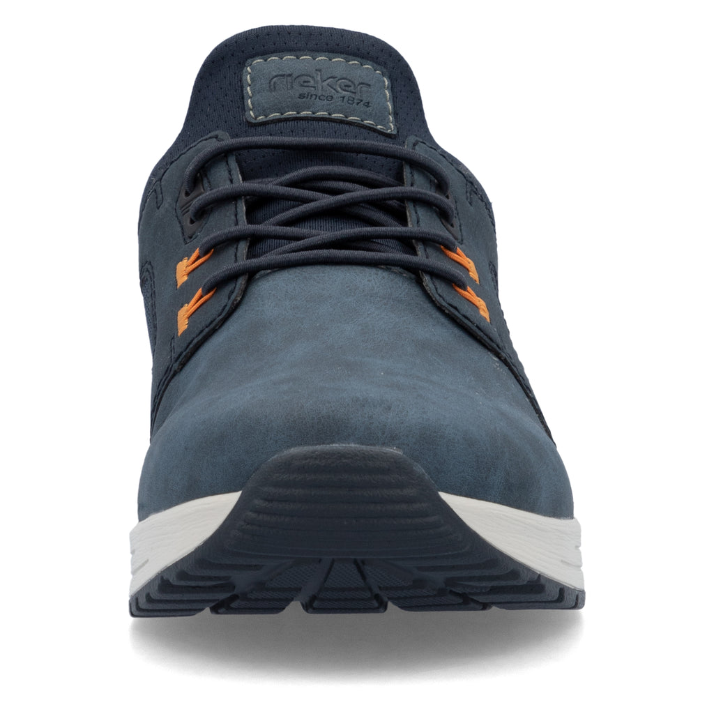 Blue Elasticated Shoes for Men | Rieker B1053-14