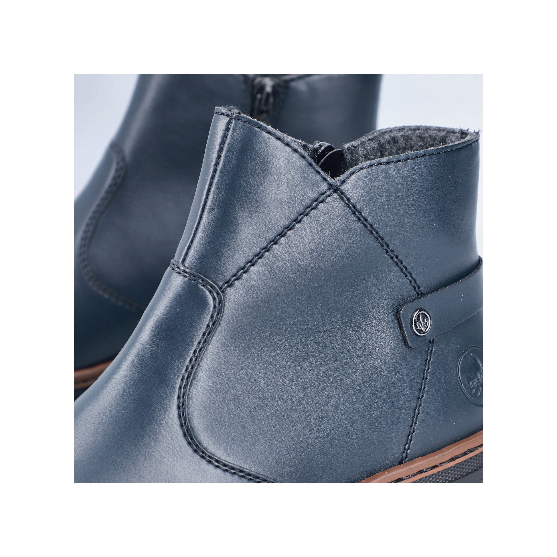 Blue Zip Boots for Women | Rieker X9164-14