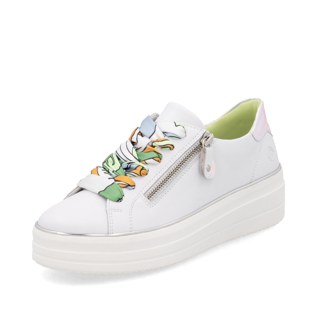 White Zip Shoes for Women | Remonte D1C06-80