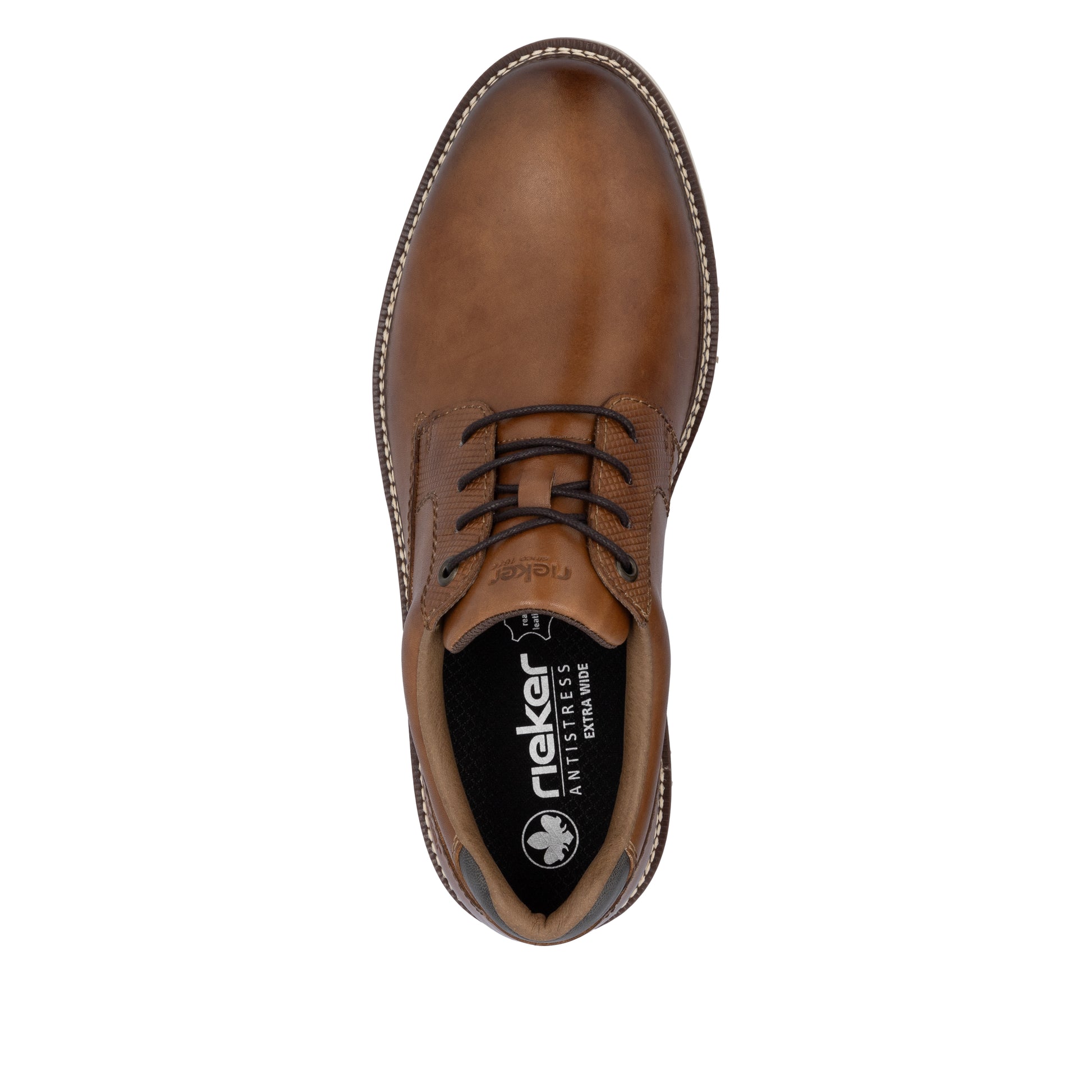 Brown Elasticated Shoes for Men | Rieker 04503-24