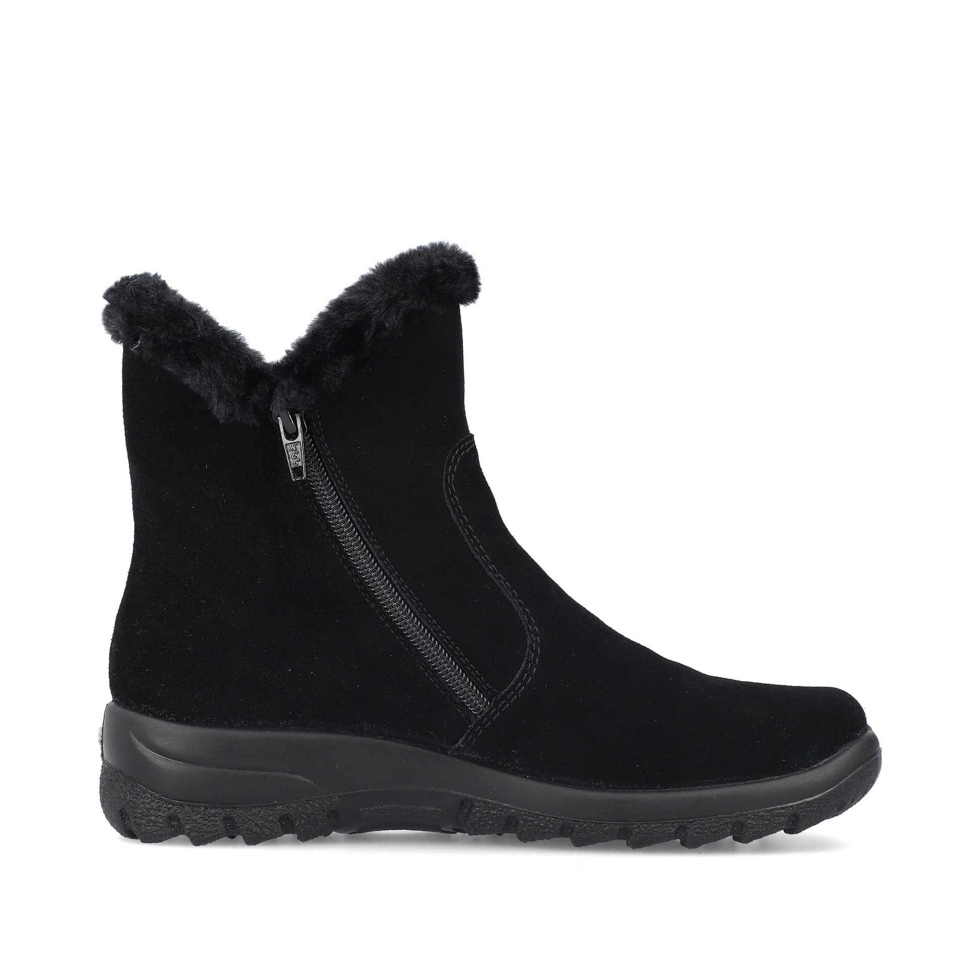 Black Zip Boots for Women | Rieker L7162-00