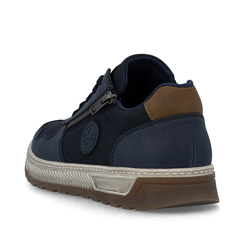 Blue Zip Shoes for Men | Rieker 37029-14