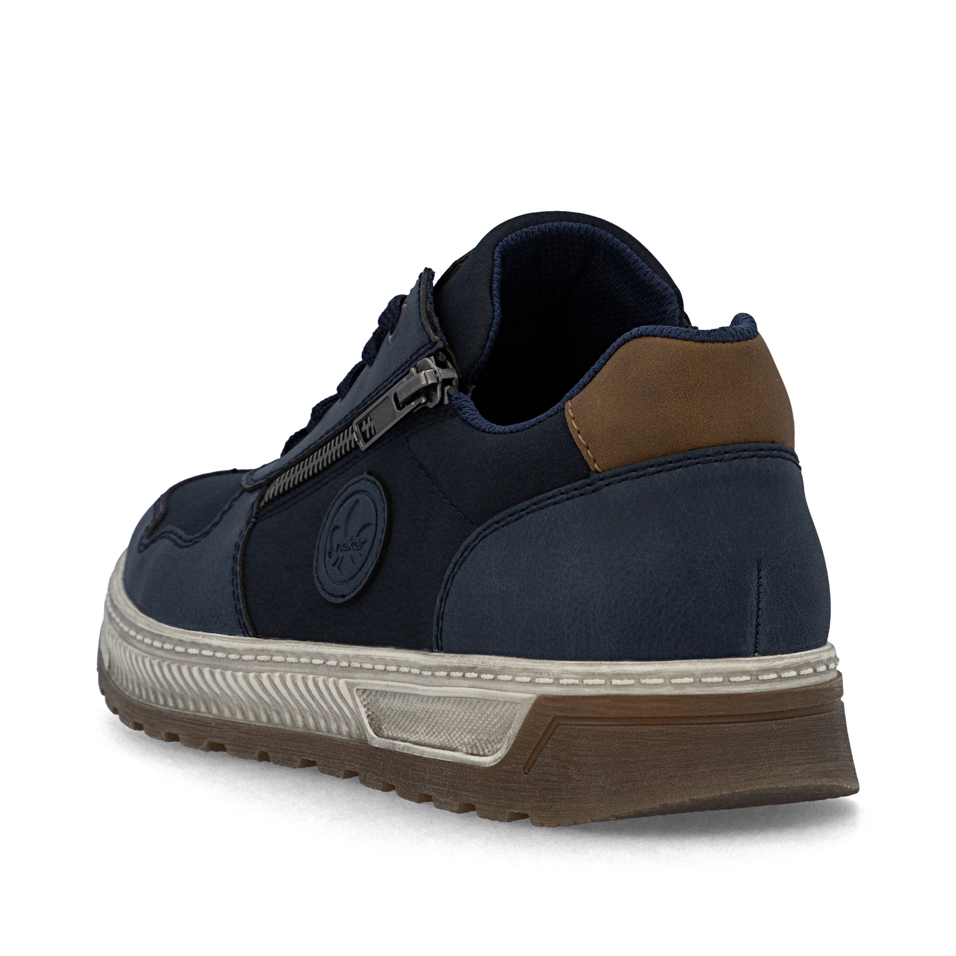 Blue Zip Shoes for Men | Rieker 37029-14