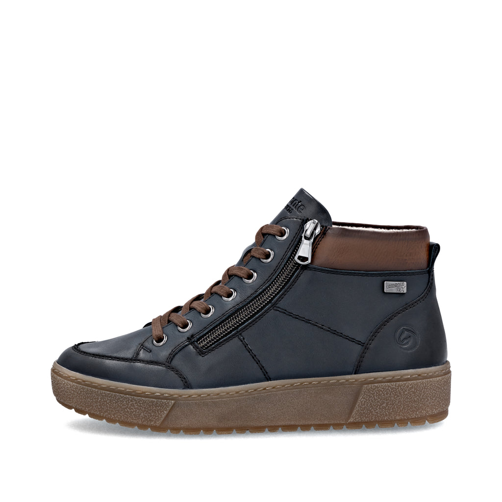 Blue Zip Boots for Women | Remonte D2T70-14