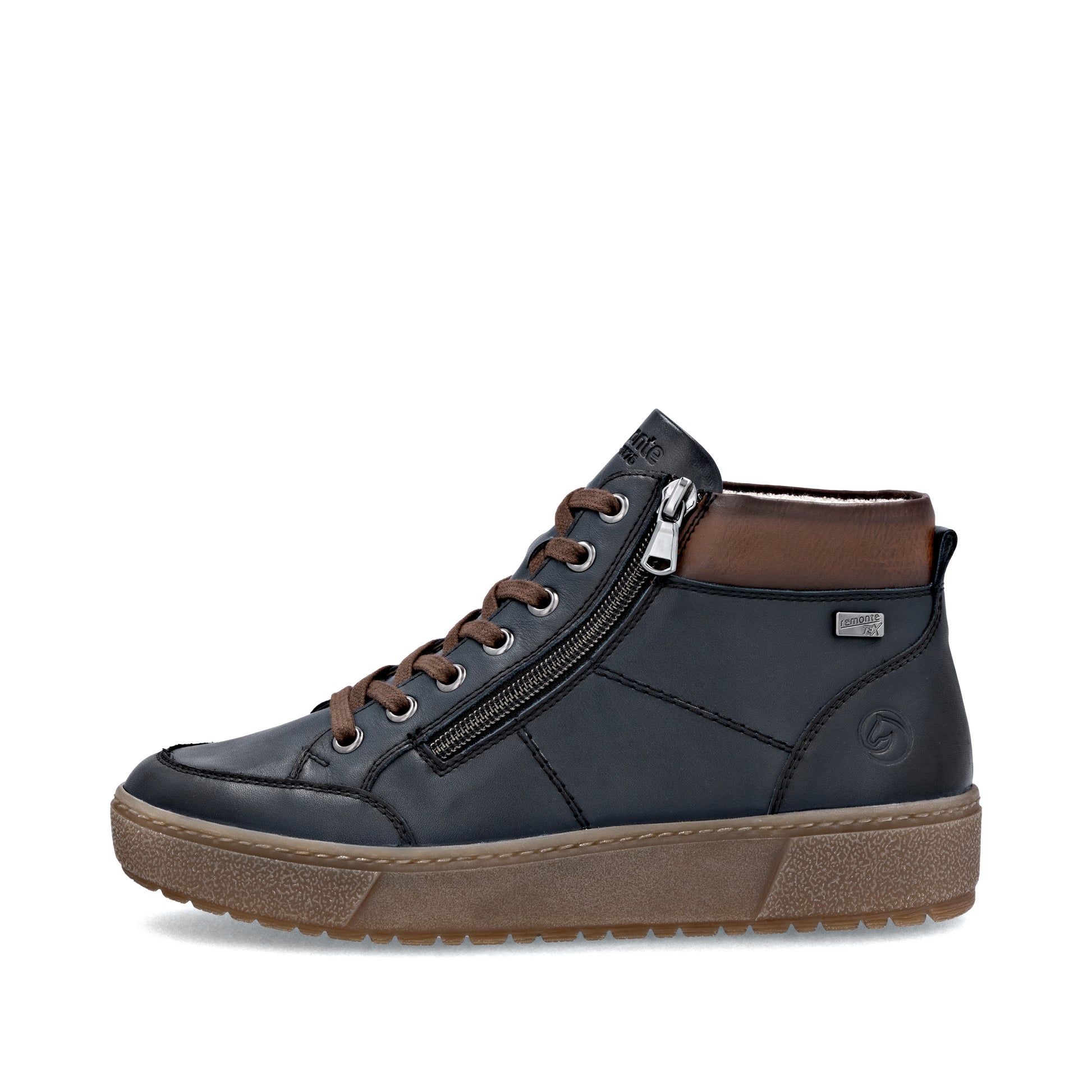 Blue Zip Boots for Women | Remonte D2T70-14
