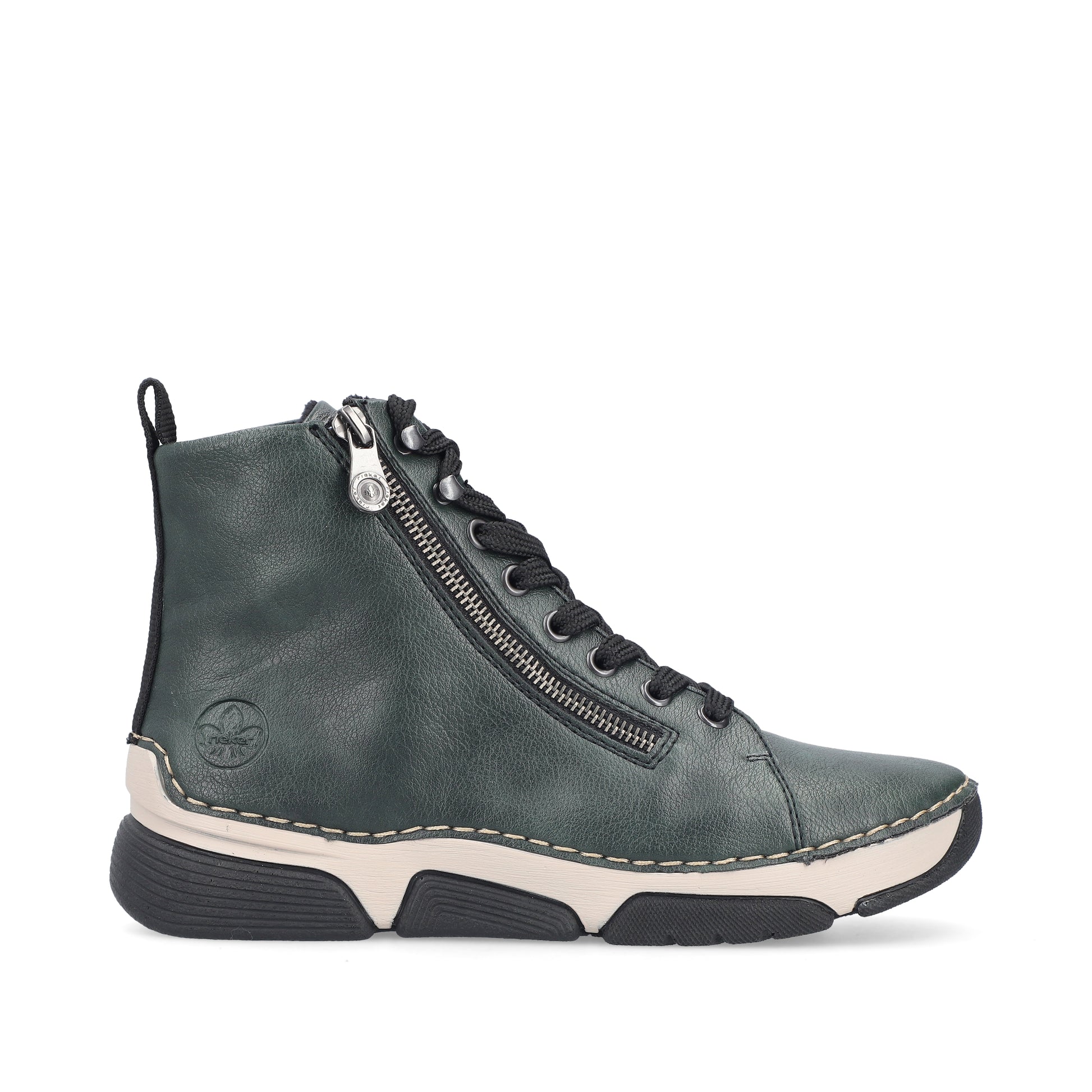 Green Zip Boots for Women | Rieker 45920-54