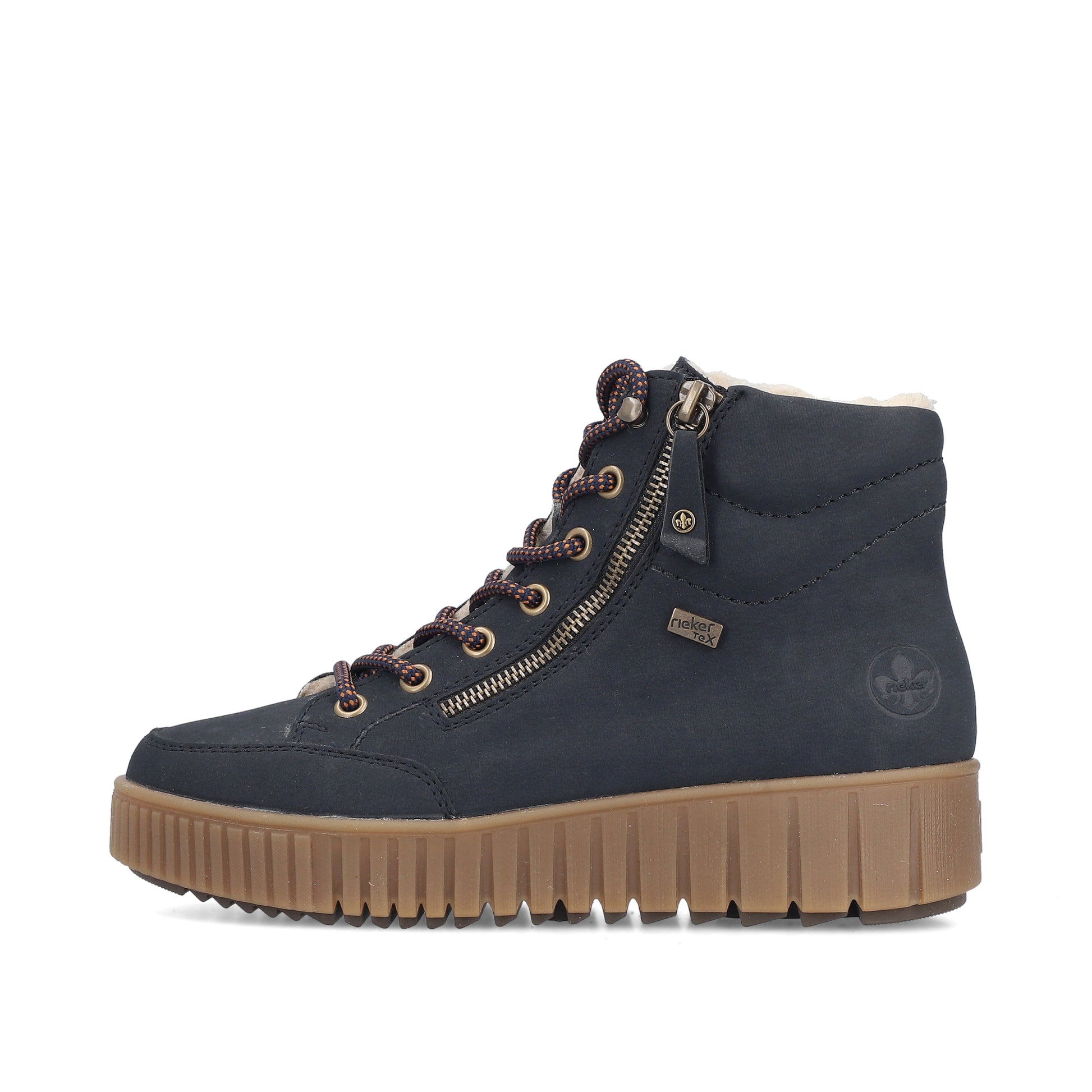 Blue Zip Boots for Women | Rieker Y6104-14